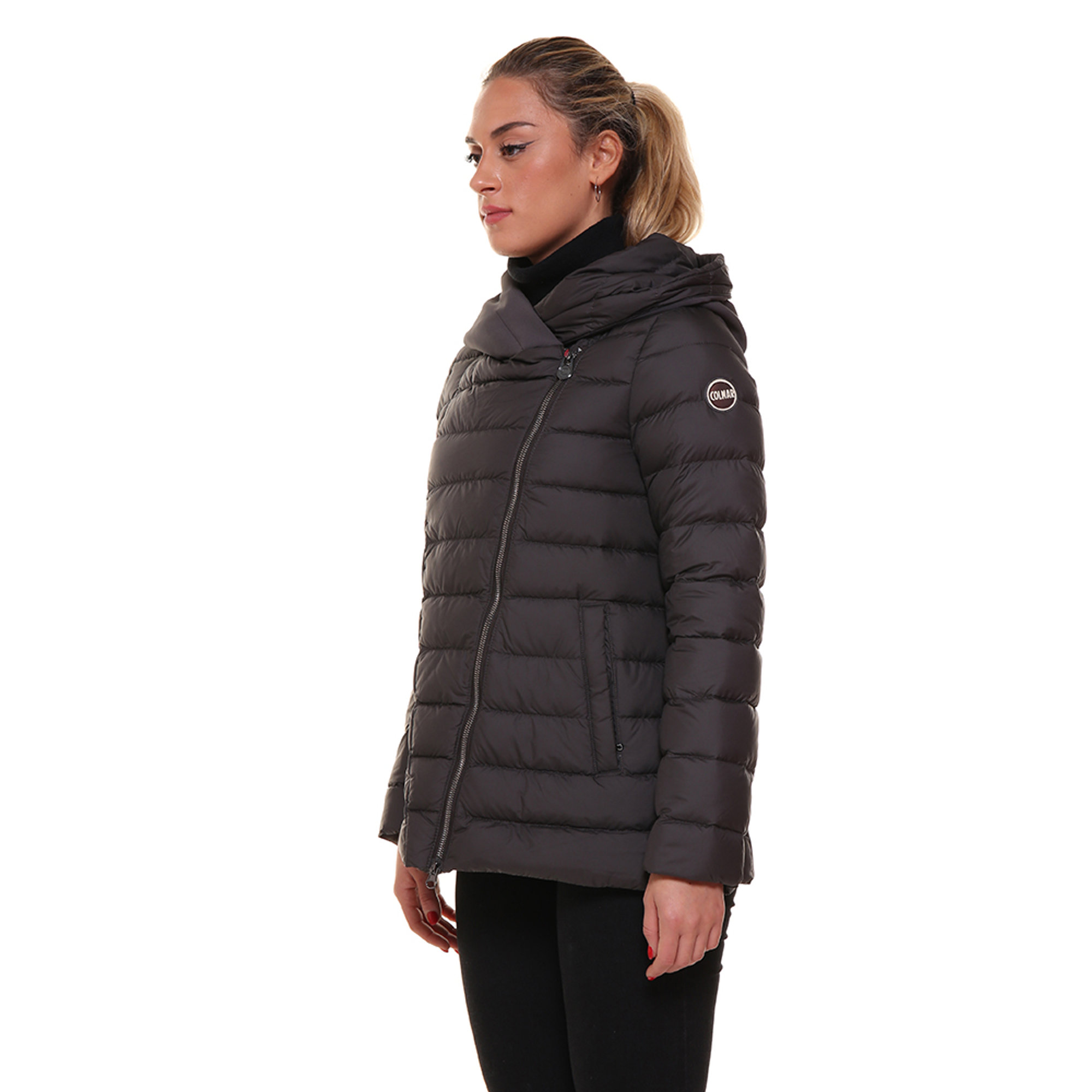 Piumino Colmar trapuntato marrone Colmar vista3