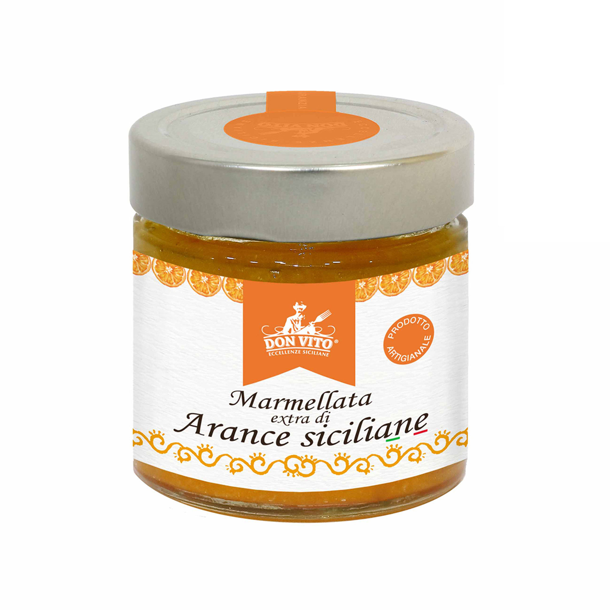 6 vasetti misti da 210 gr: 3 Marmellata di Limoni - 3 Marmellata di Arance Don Vito - Eccellenze Siciliane vista2