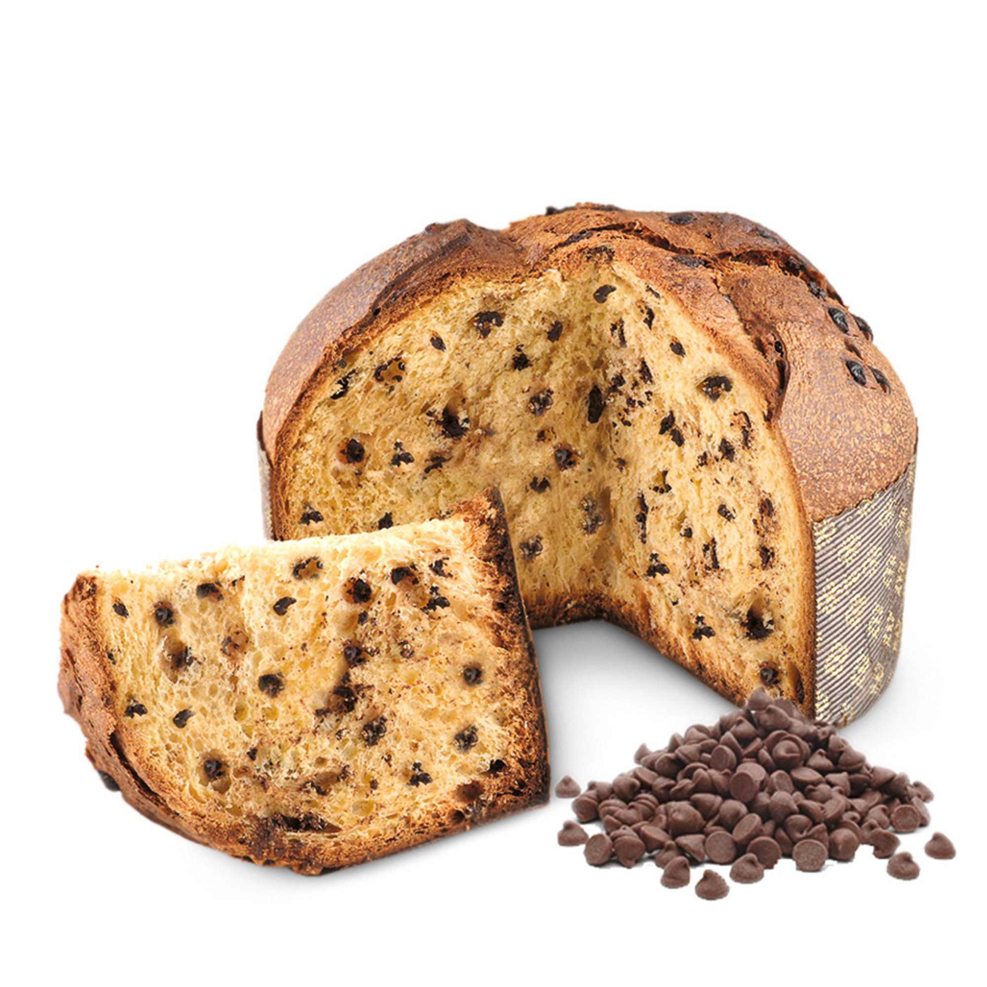 900 gr Panettone de chocolate Fraccaro vista0