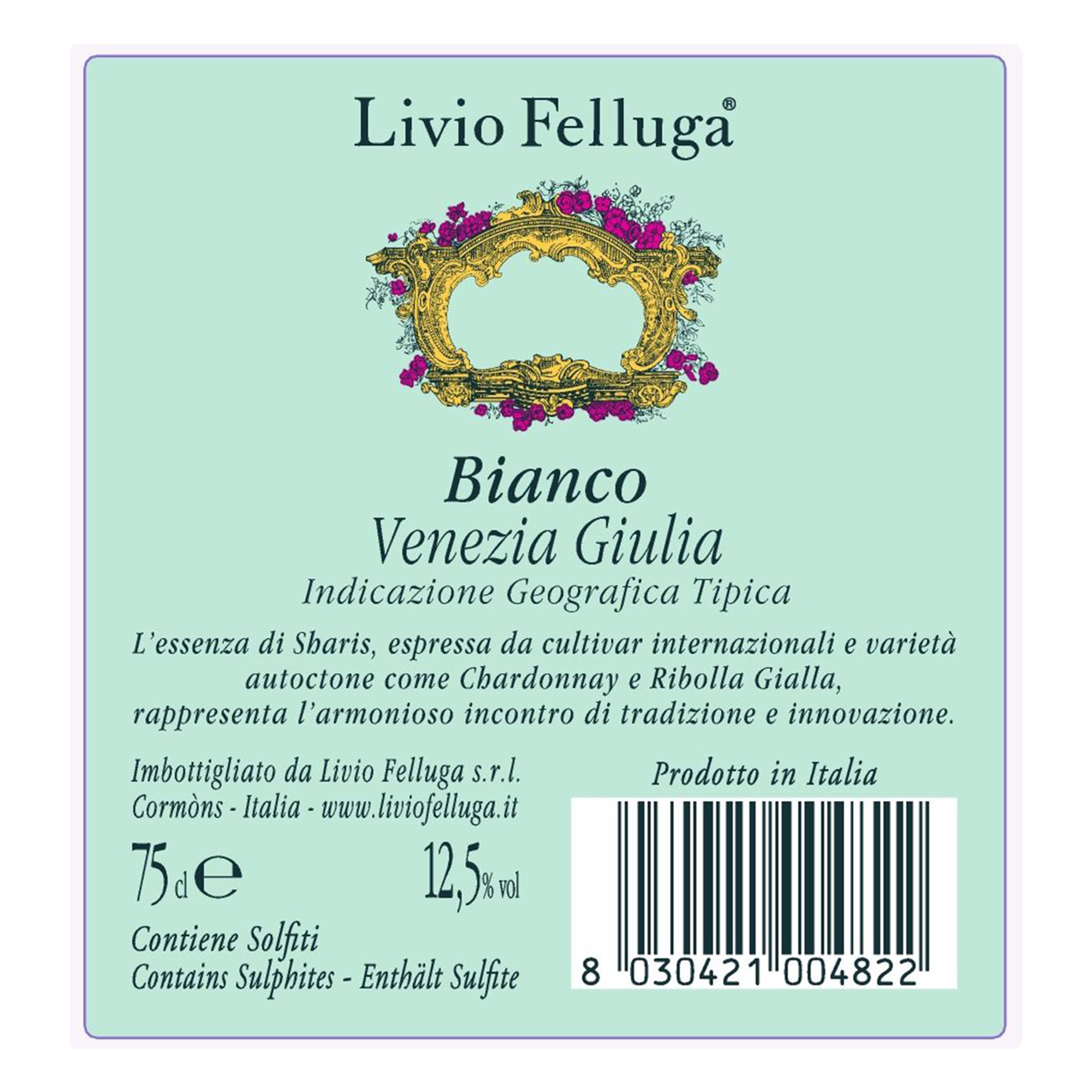 3 bottiglie miste: Friulano DOC 2020 - Sauvignon DOC 2020 - Sharjs IGT 2020 Livio Felluga vista6