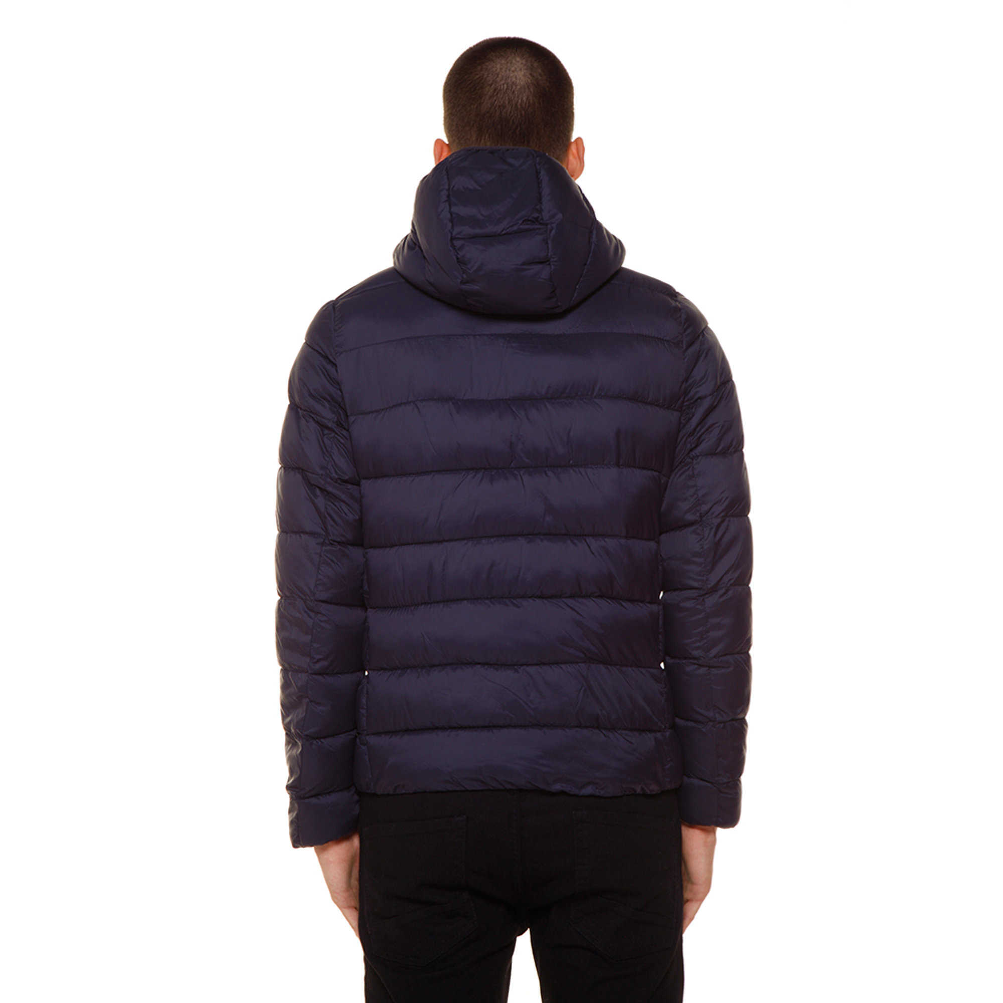 Piumino Refrigue trapuntato blu navy Refrigue vista4