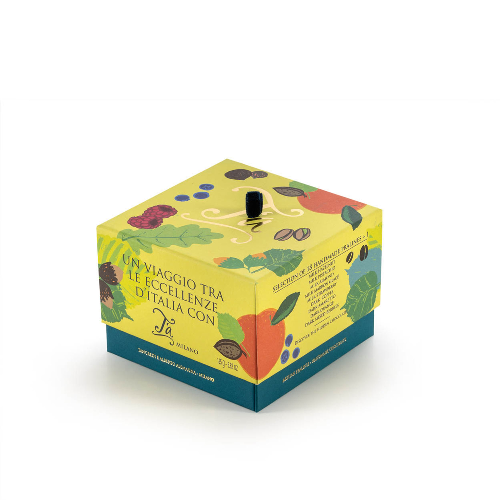 Confezione praline artigianali da 165 gr - (18pz +1)  T'a Milano vista1