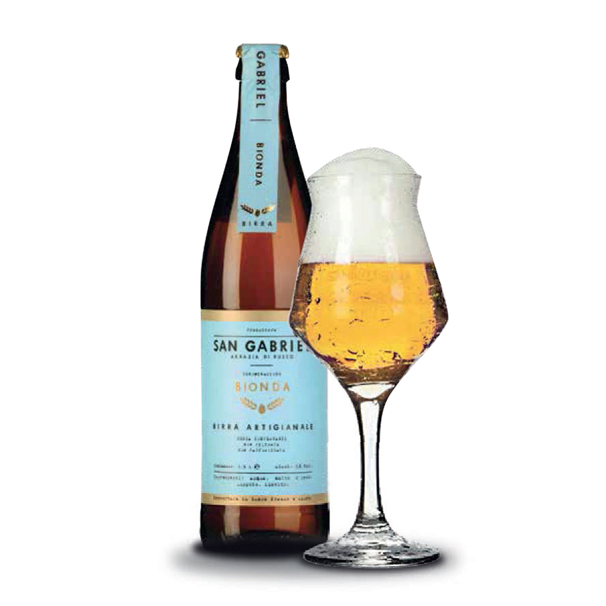 3 botellas mixtas: rubio - ámbar rojo - cerveza navideña Cervezas San Gabriel vista1