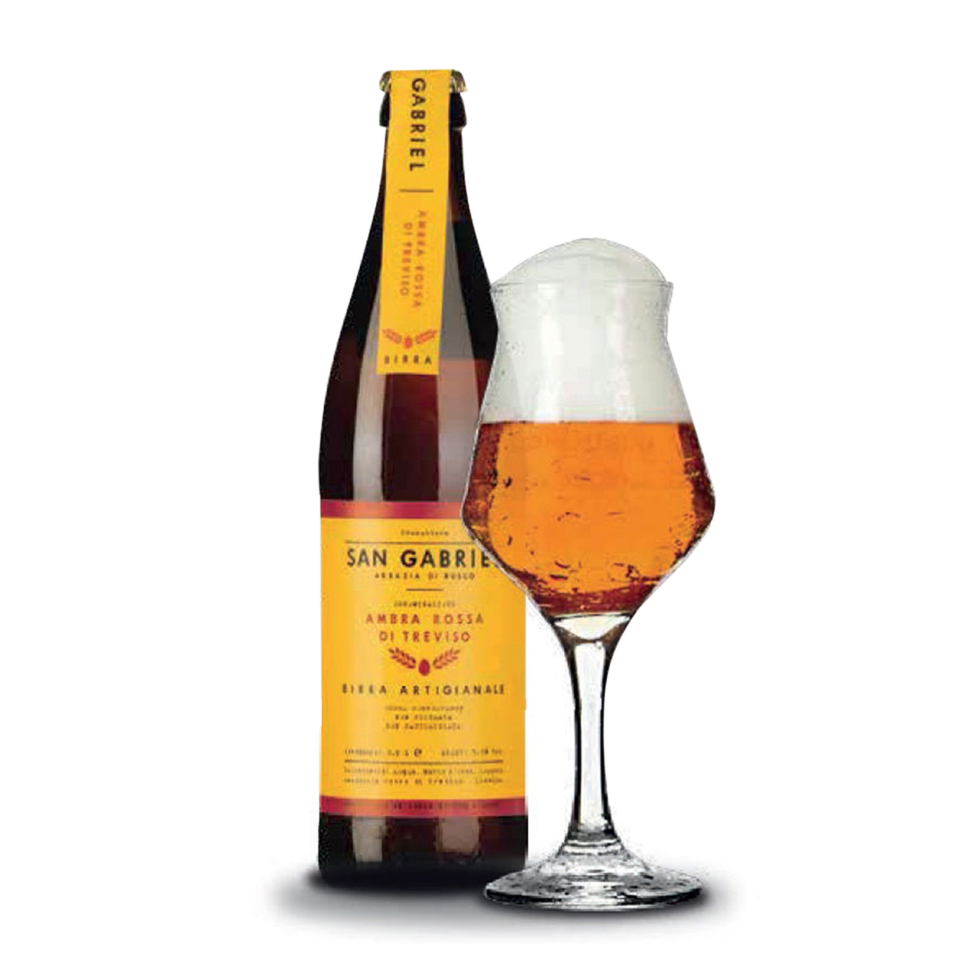 3 botellas mixtas: rubio - ámbar rojo - cerveza navideña Cervezas San Gabriel vista2