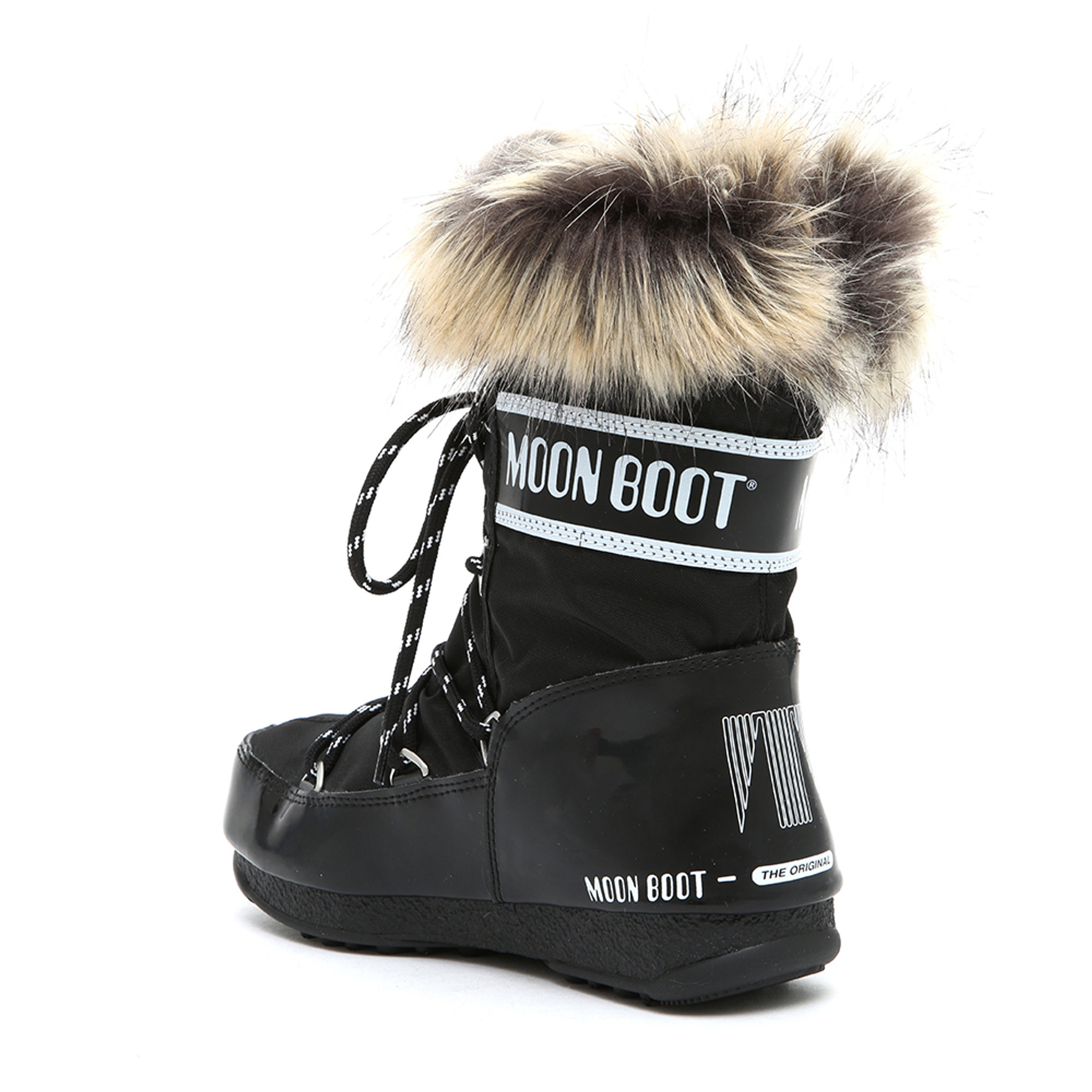 Stivali doposcì donna da neve neri Moon Boot vista4