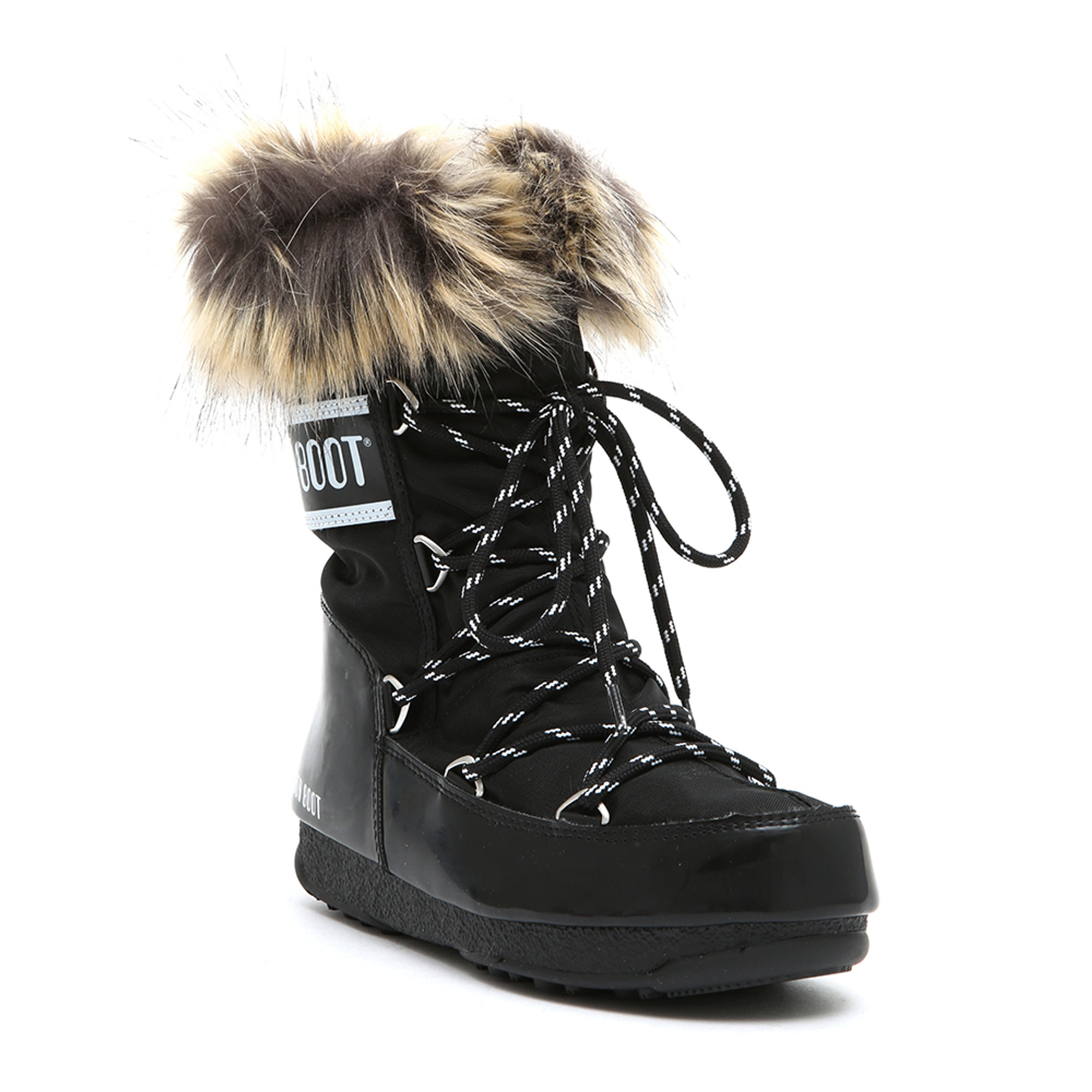 Stivali doposcì donna da neve neri Moon Boot vista1