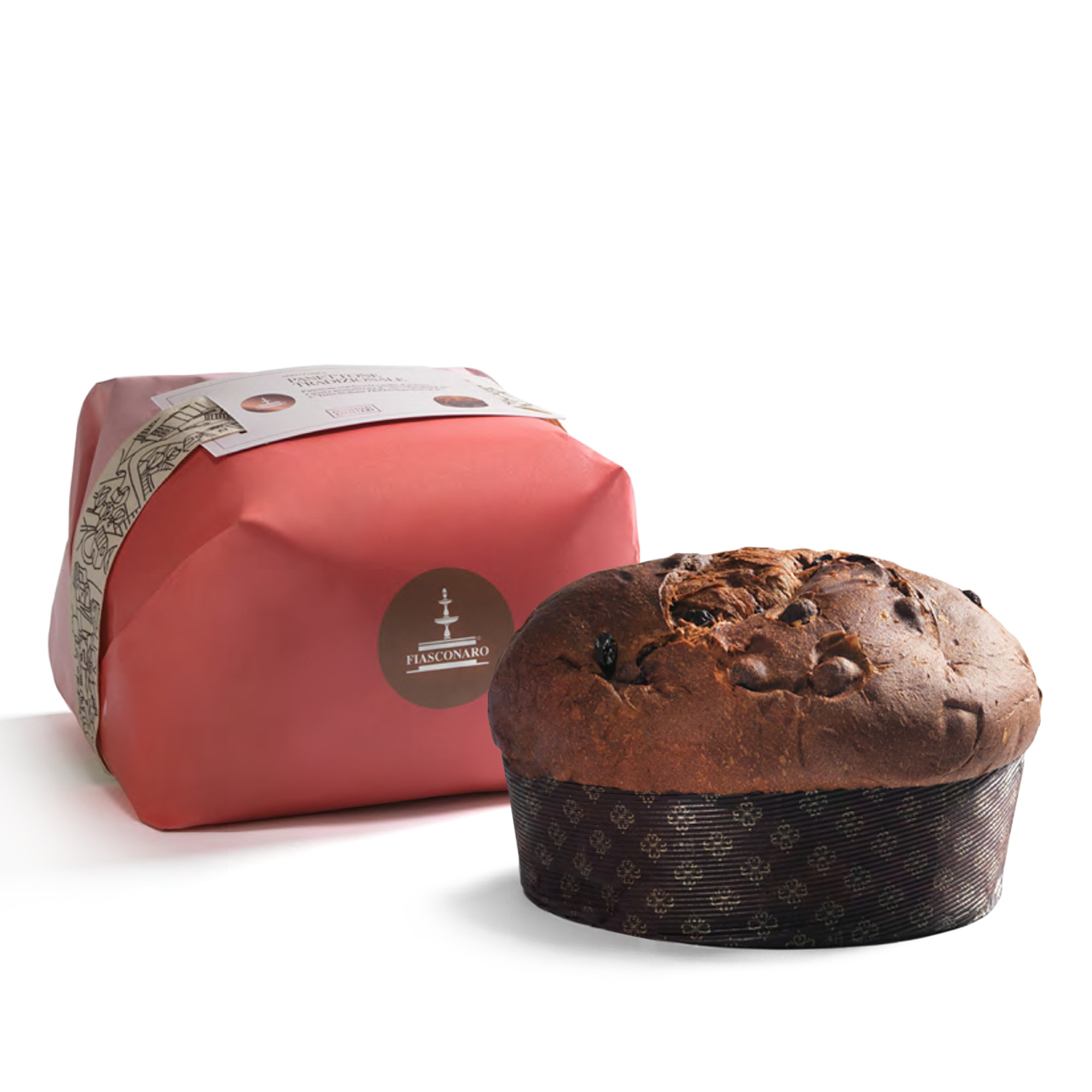 1 Panettone tradizionale incarto a mano 1 kg Fiasconaro vista0