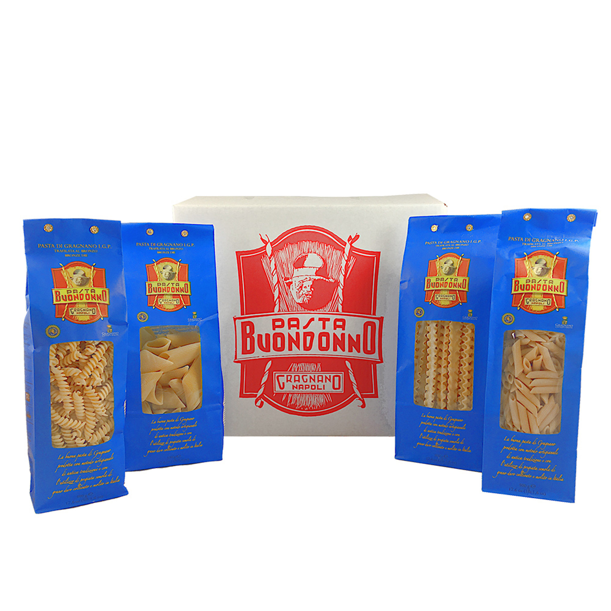 16 confezioni miste - "Amalfi" Pasta di Gragnano IGP 500 gr Buondonno vista0