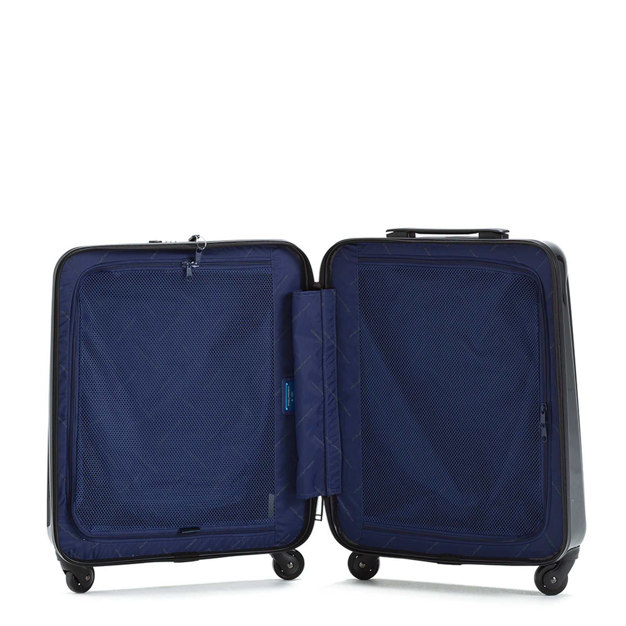 Trolley rigido piccolo in policarbonato nero Piquadro vista5