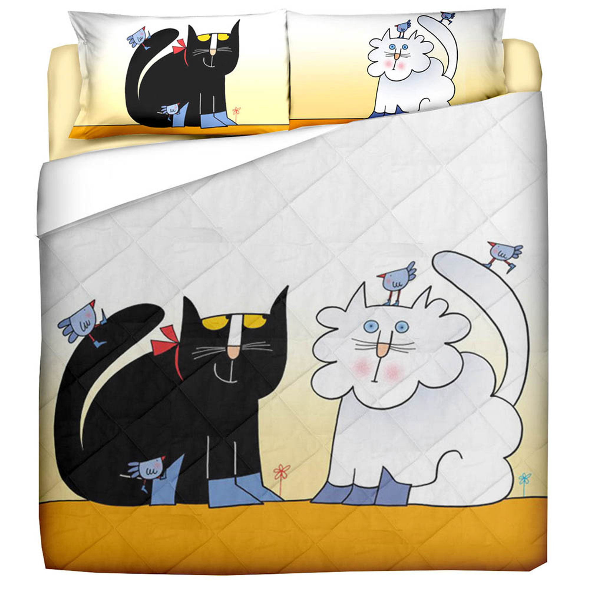Colcha, NICOLETTA COSTA - GATO ENAMORADO Single Funny Bed 2020 vista0
