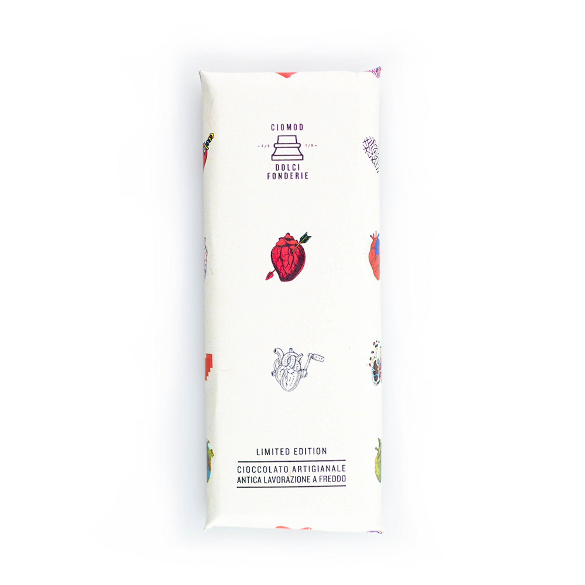 Mix 2 tavolette "Love Edition" 50 gr: Peperoncino - Zenzero Ciomod vista6