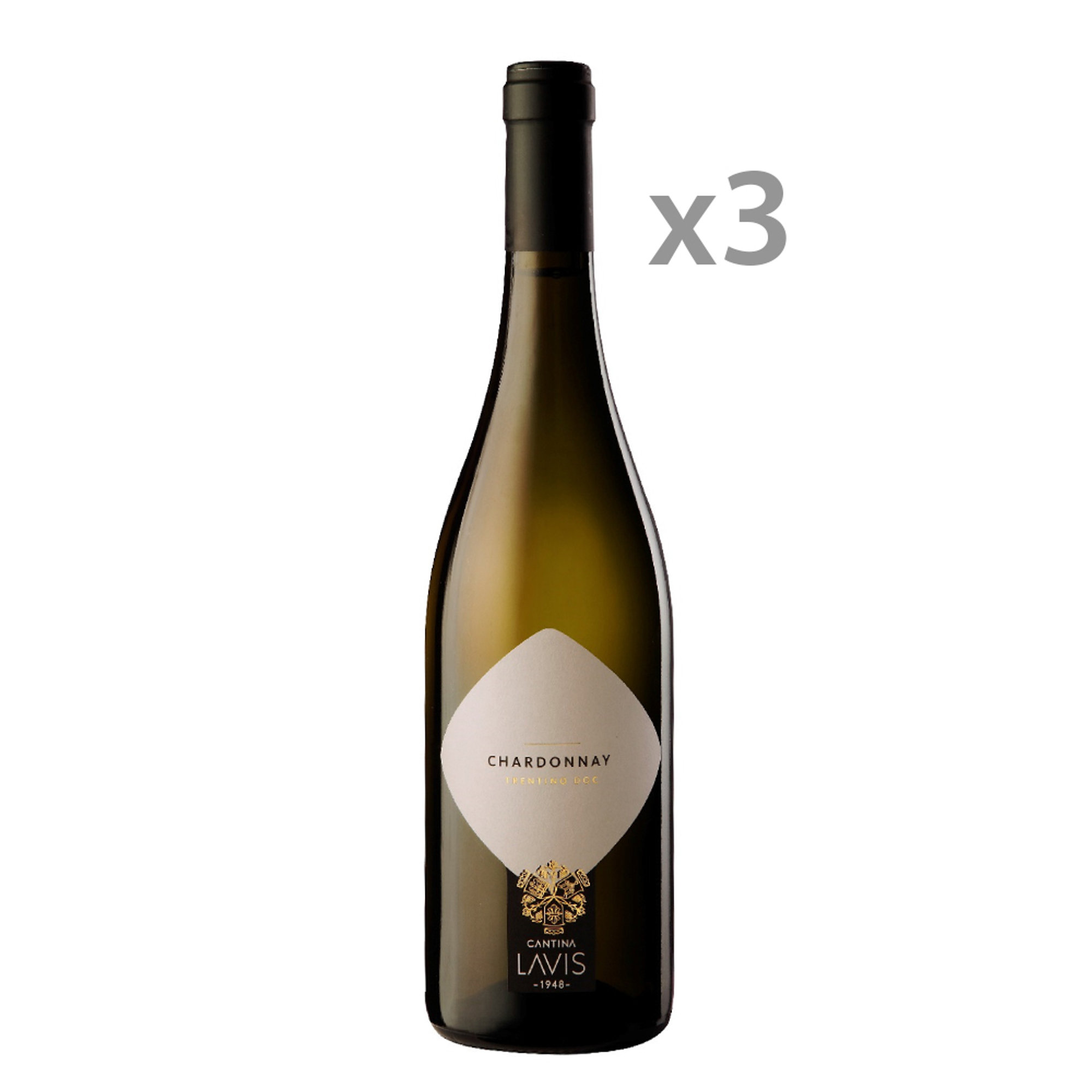 3 bouteilles - Chardonnay Trentino DOC 2022 Lavis vista0