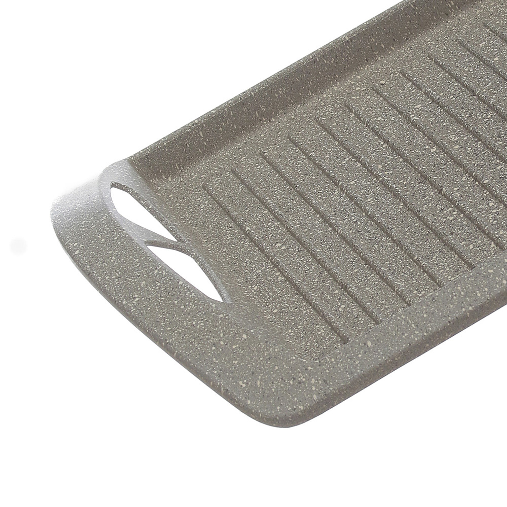 Vassoio con maniglie Choppy  23x23, grigio scuro Mopita vista4