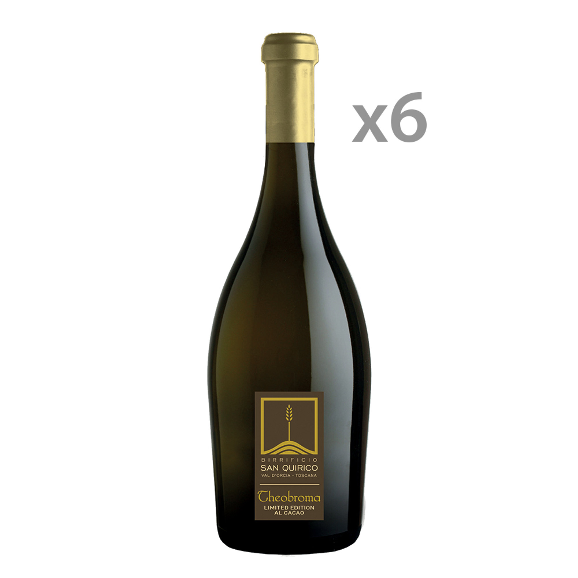 6 bottiglie 0,75 Lt - Birra Theobroma Birrificio San Quirico vista0