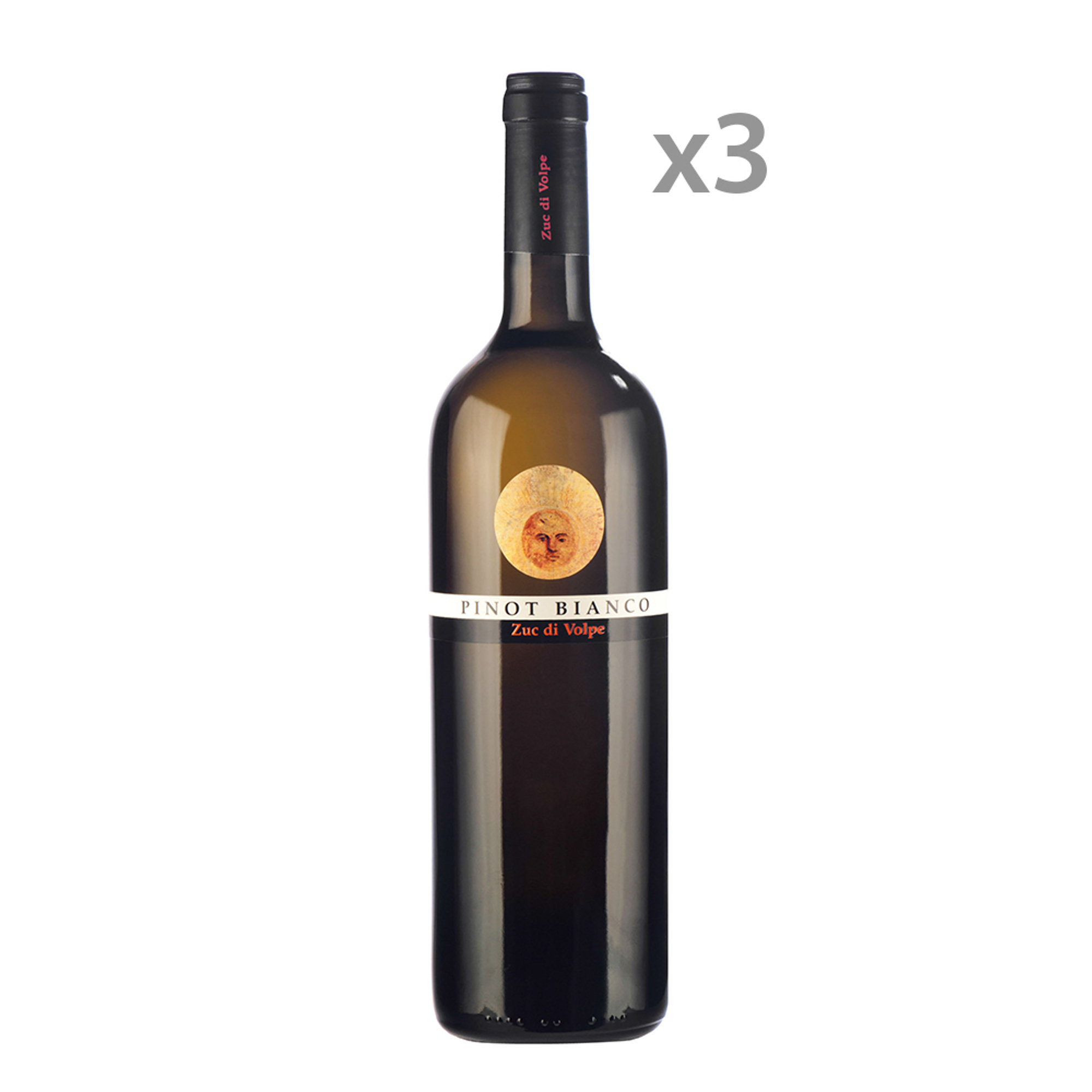 3 bottiglie - Pinot Bianco 2018 Zuc di Volpe Volpe Pasini vista0