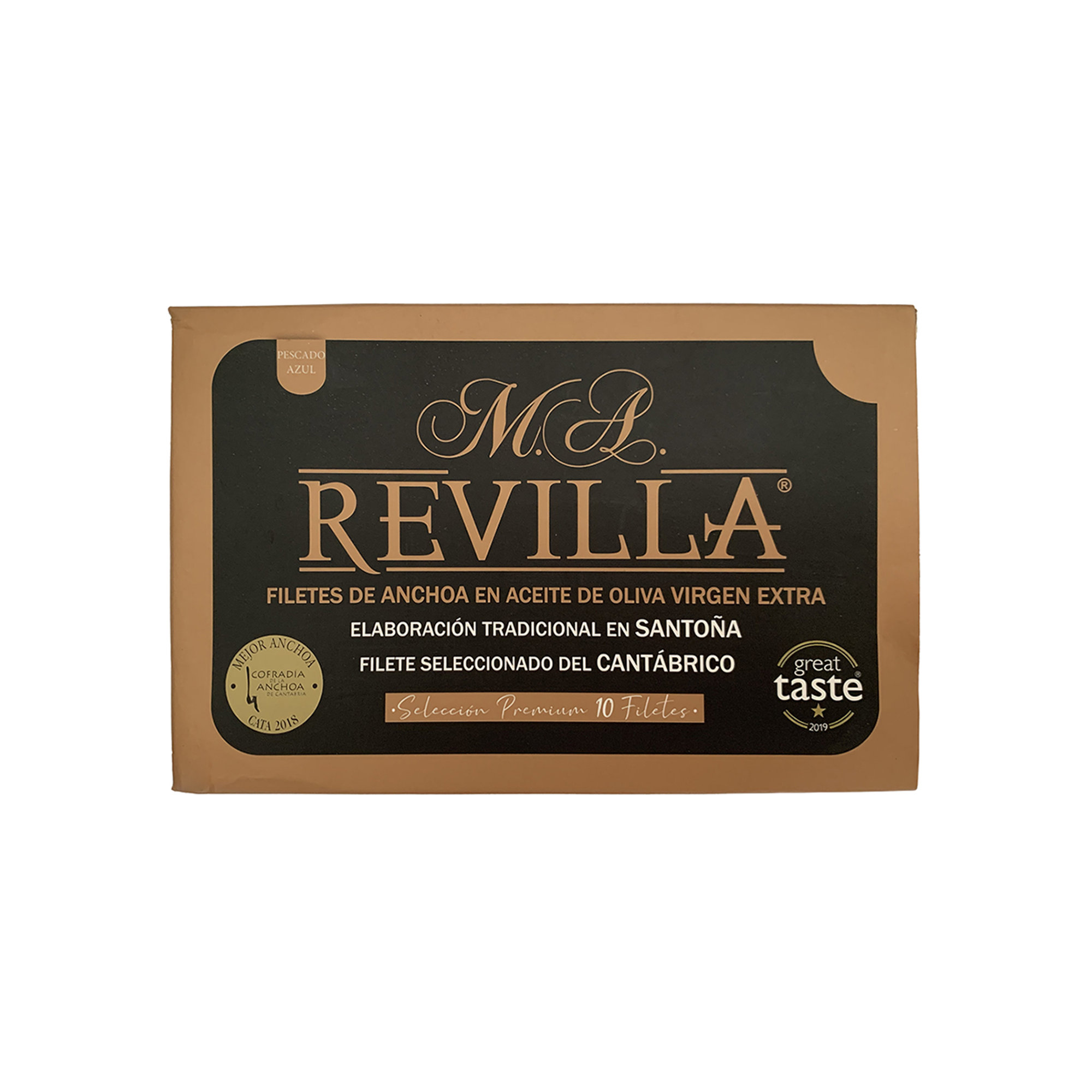 1 confezione da 140 ml - Revilla Black acciughe sott'olio La Fenice vista0