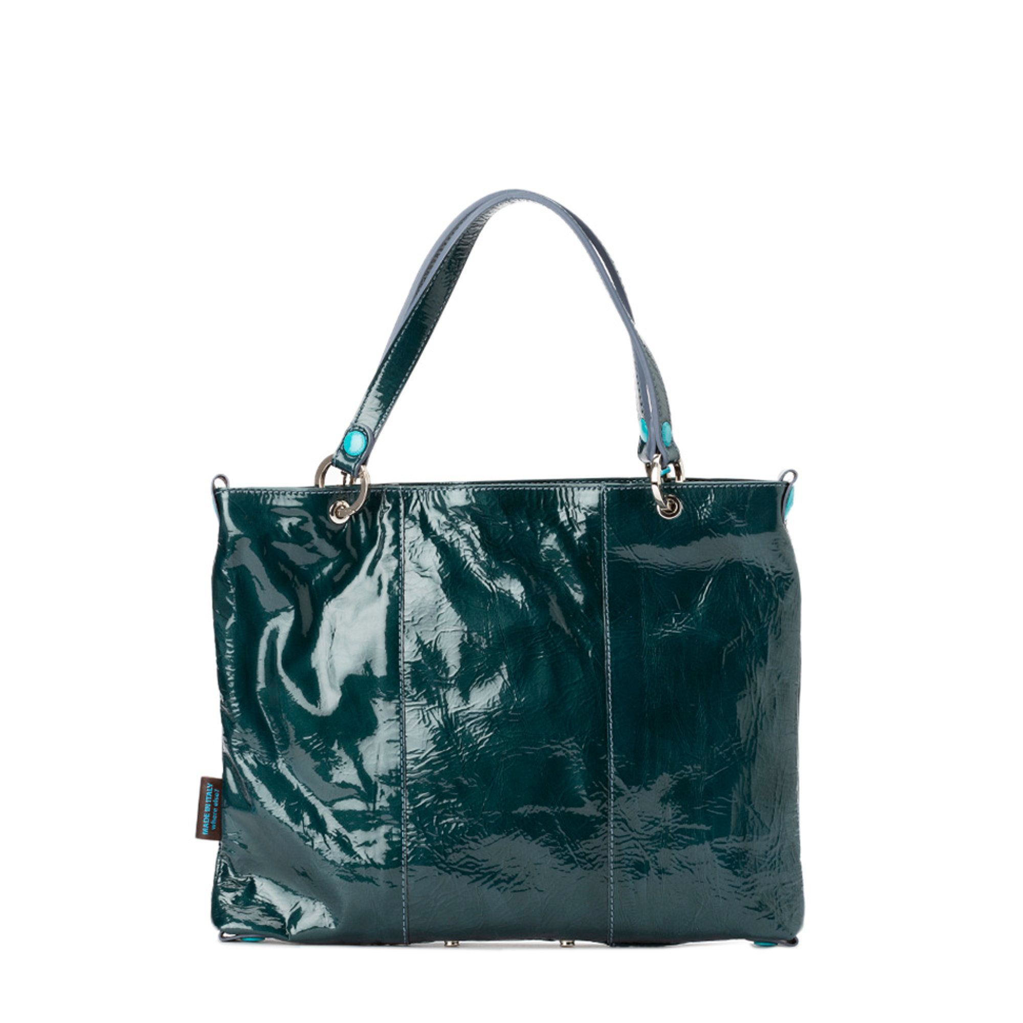 Borsa trasformabile a mano MARA verde Gabs vista3
