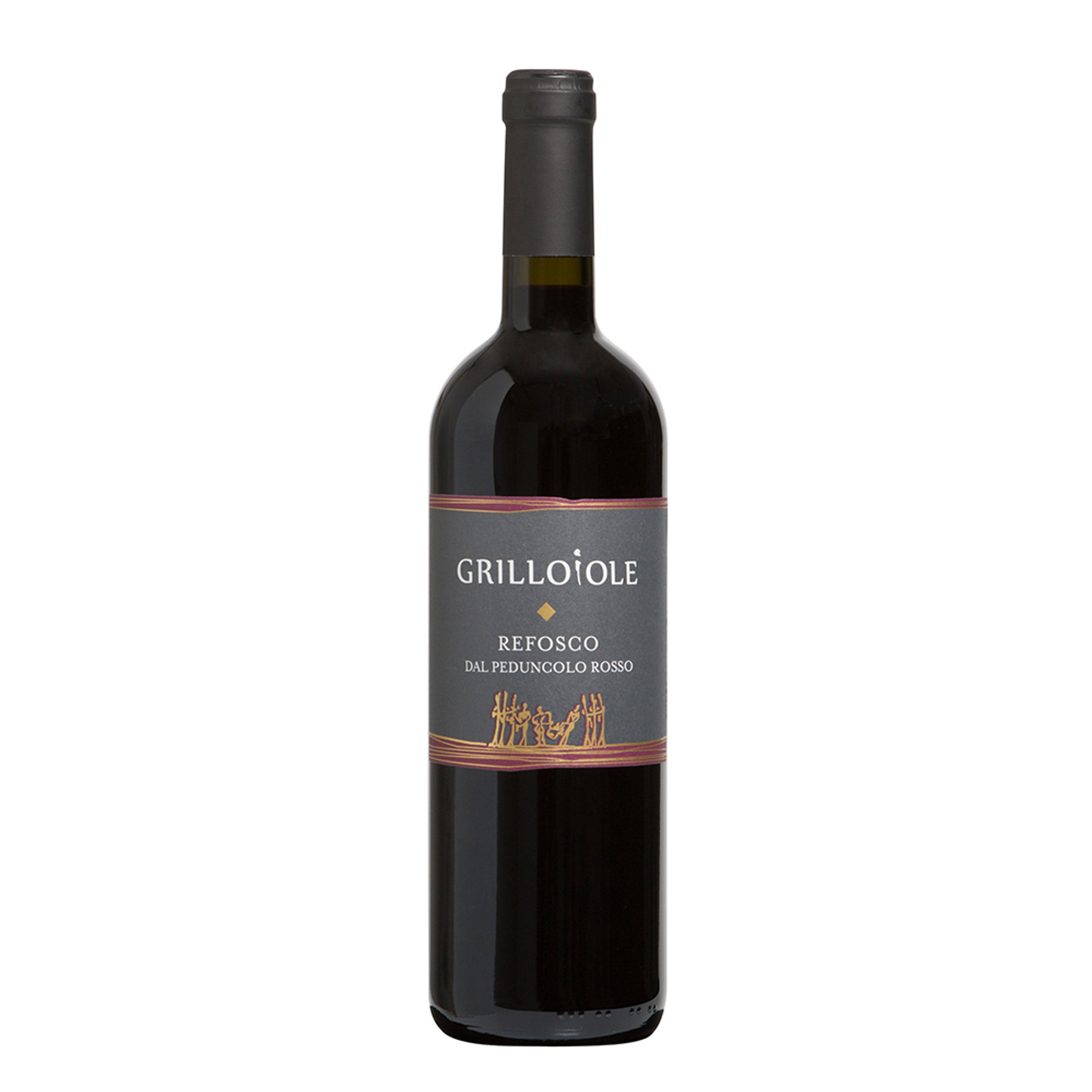 1 bottiglia - Refosco dal Peduncolo Rosso DOC Friuli Colli Orientali Grillo Iole vista0