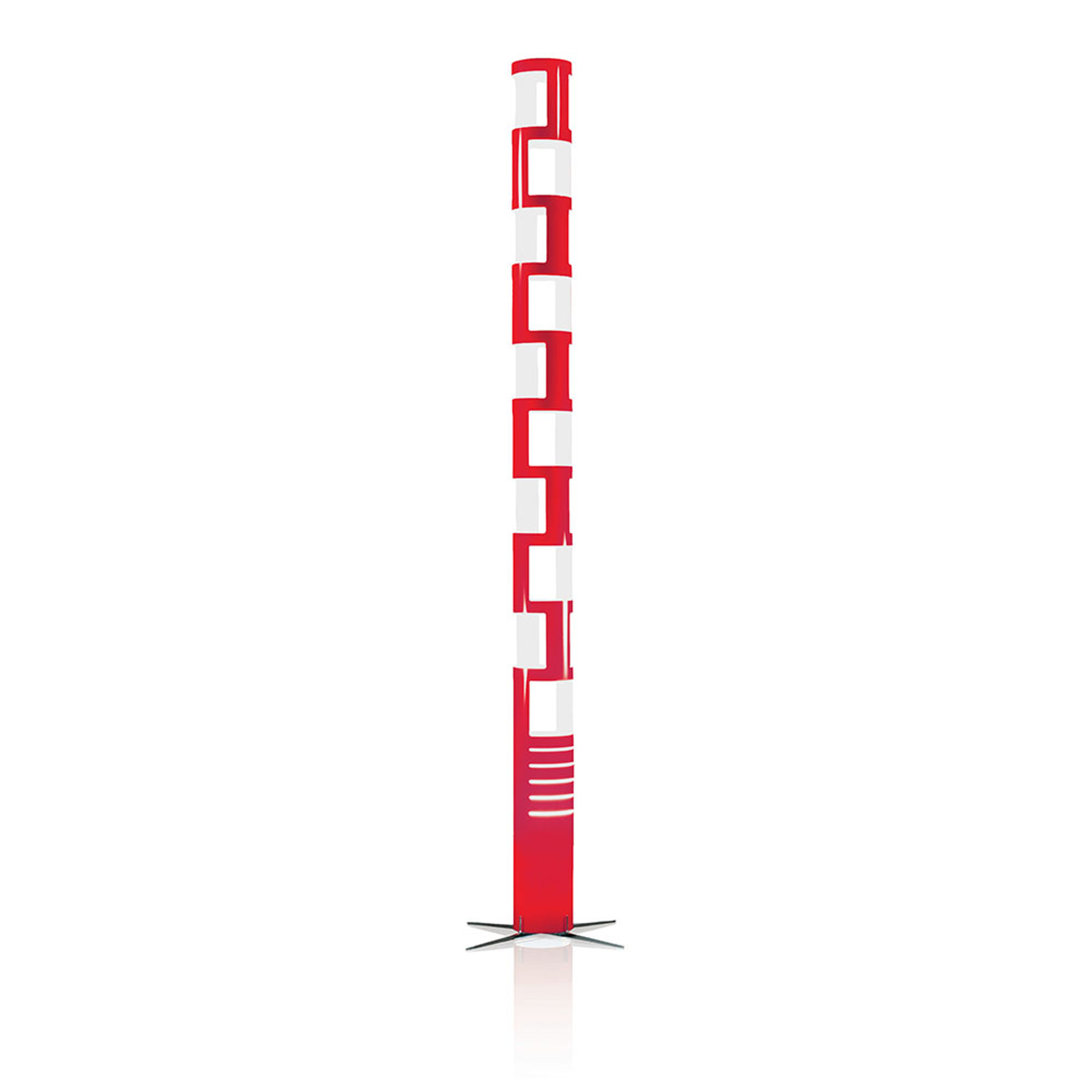 SAMA lampadaire, rouge Kundalini vista0