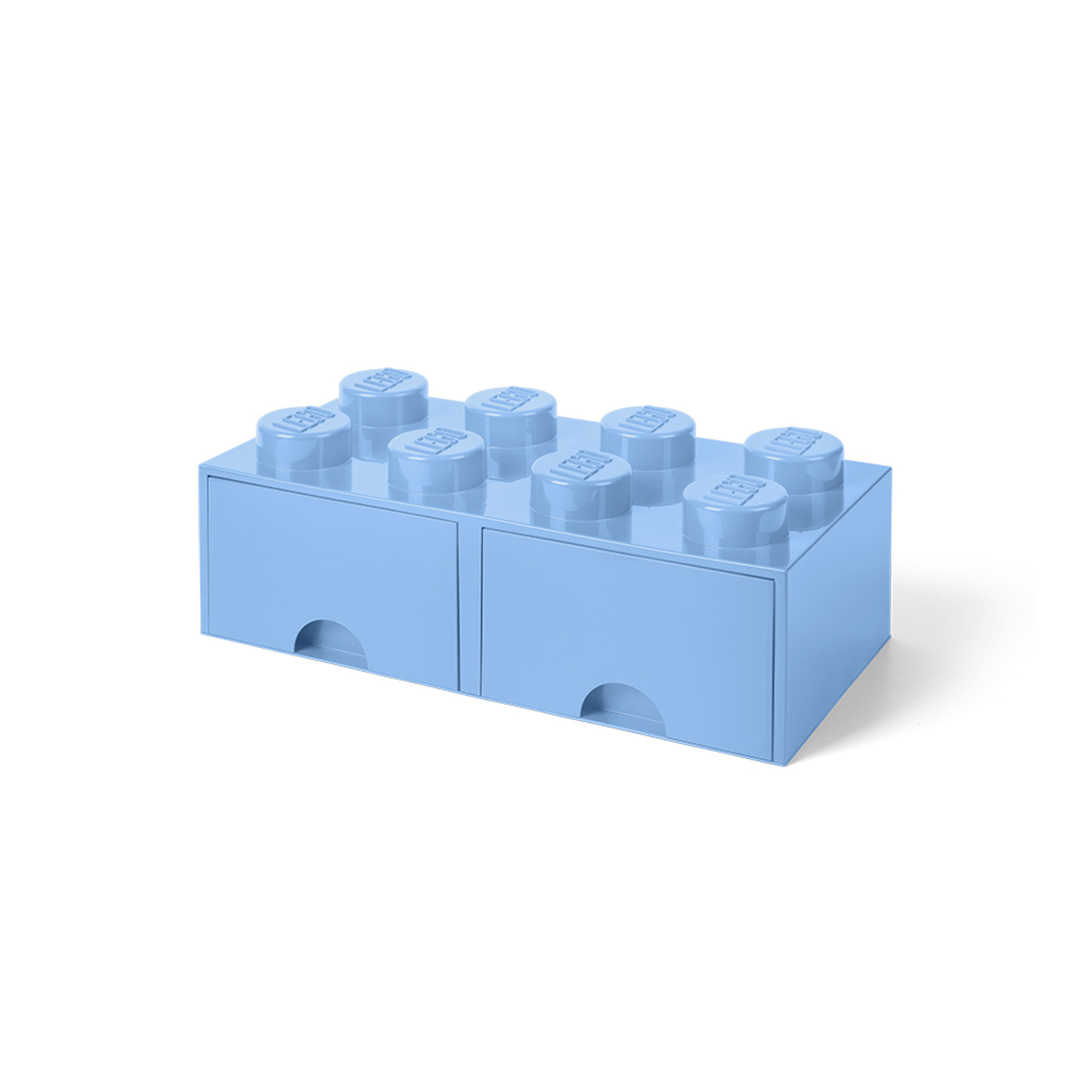 Contenitore Storage Brick 8-Stud, azzurro Lego 2019 vista0