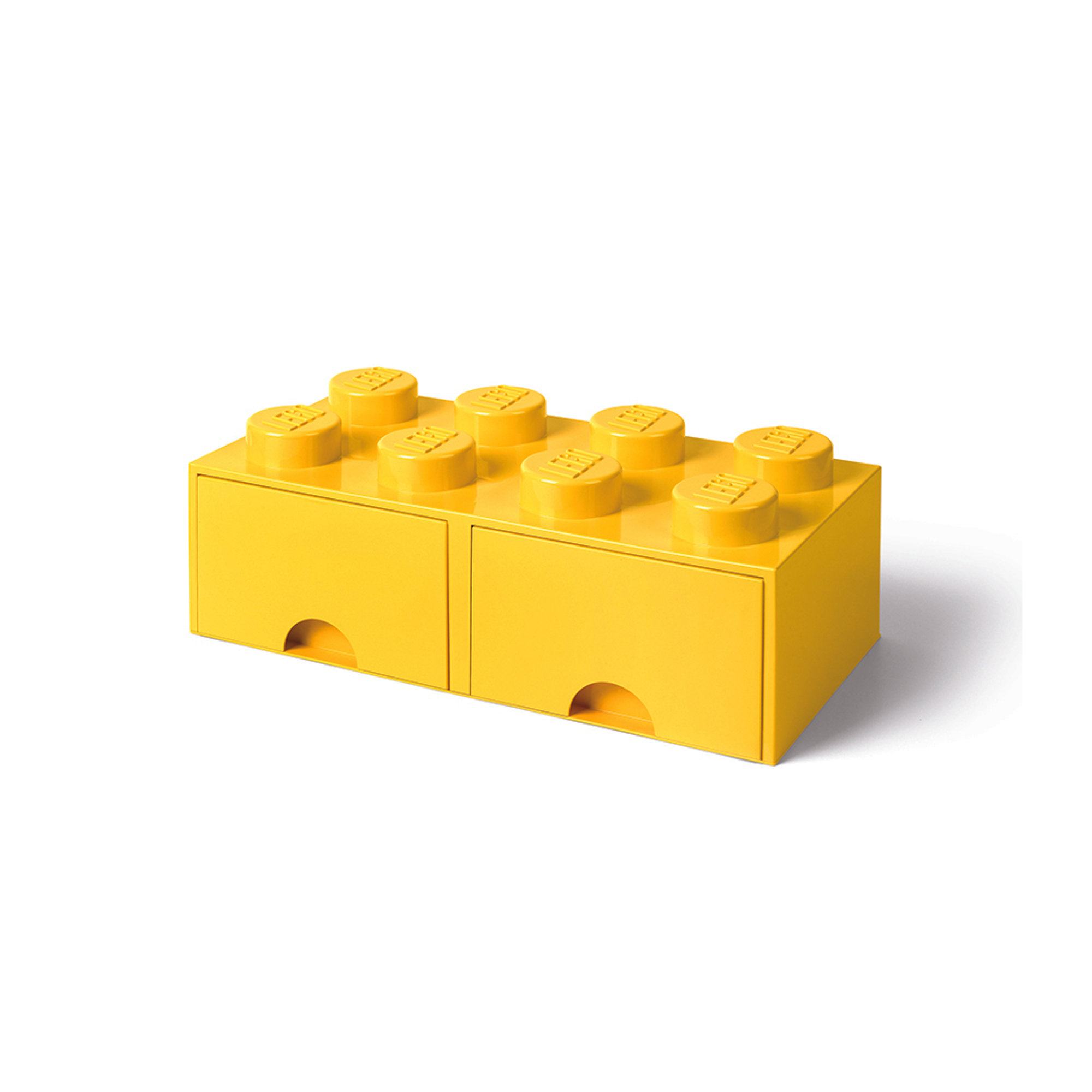 Contenitore Storage Brick 8-Stud, giallo Lego 2019 vista0