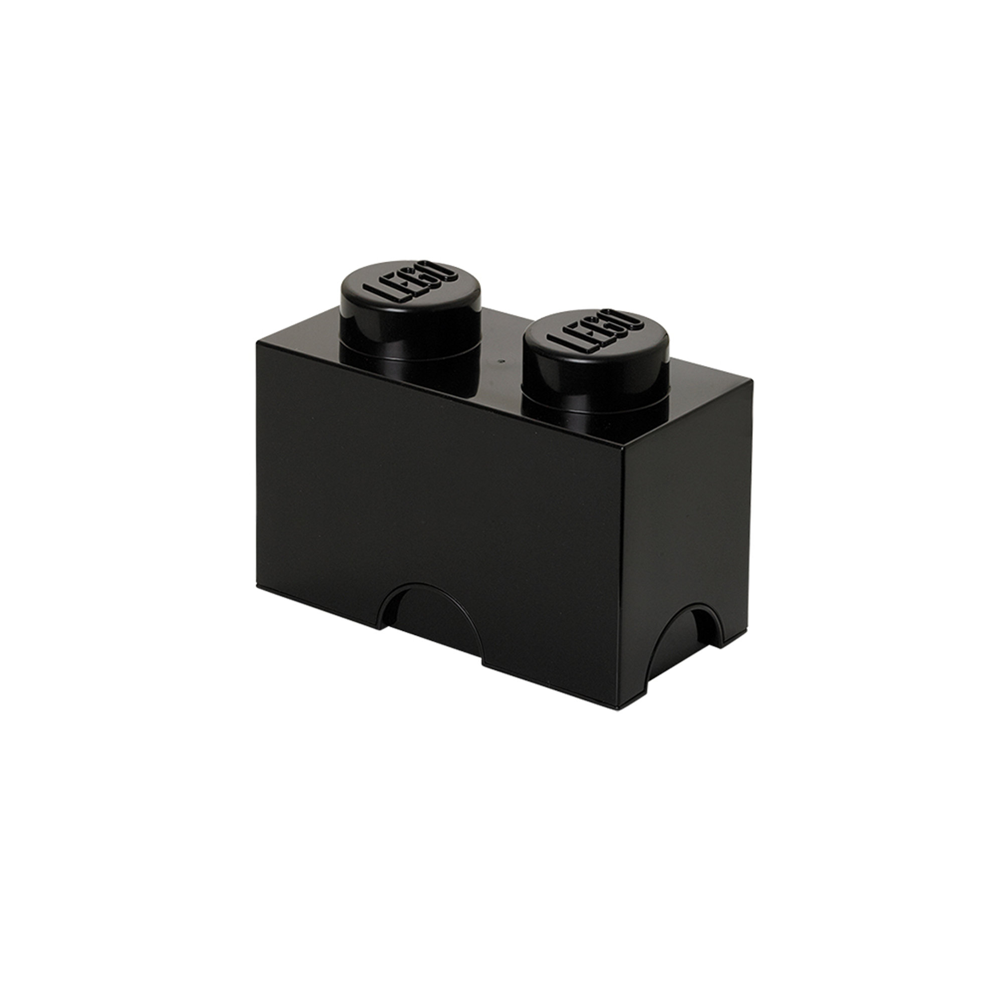 Contenitore Storage Brick 2-Stud, nero Lego 2019 vista0