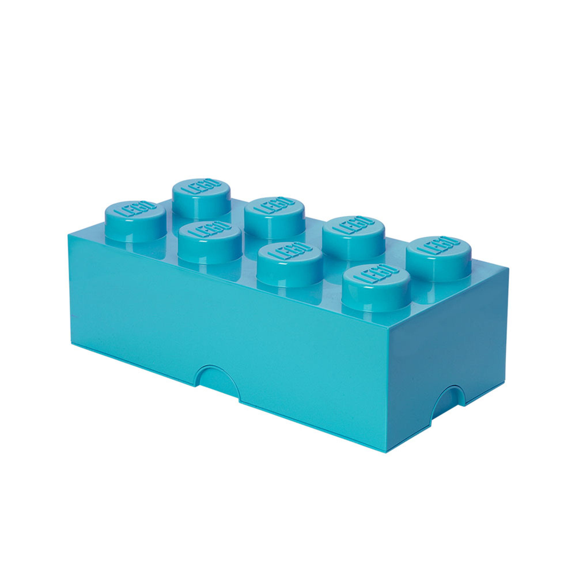 Contenitore Storage Brick 8-Stud, turchese Lego 2019 vista0