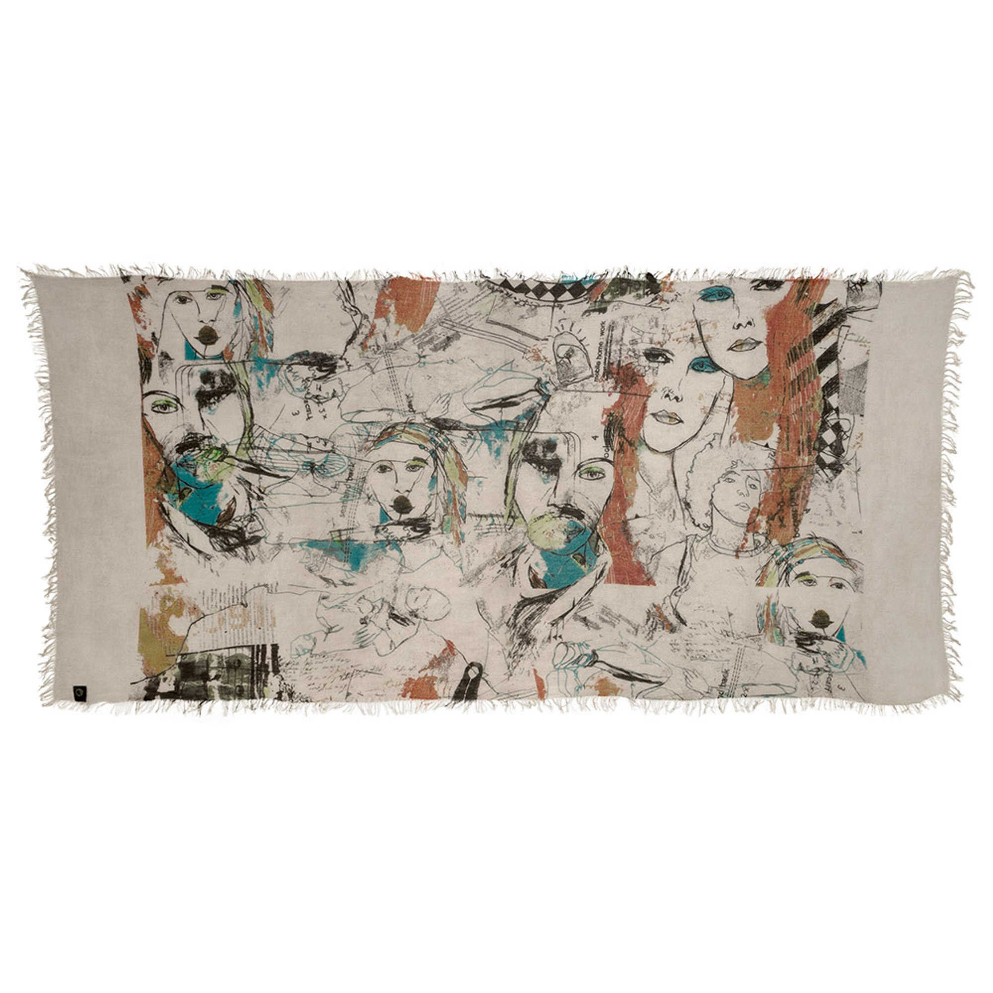 Foulard Picasso beige My Bamboo vista0