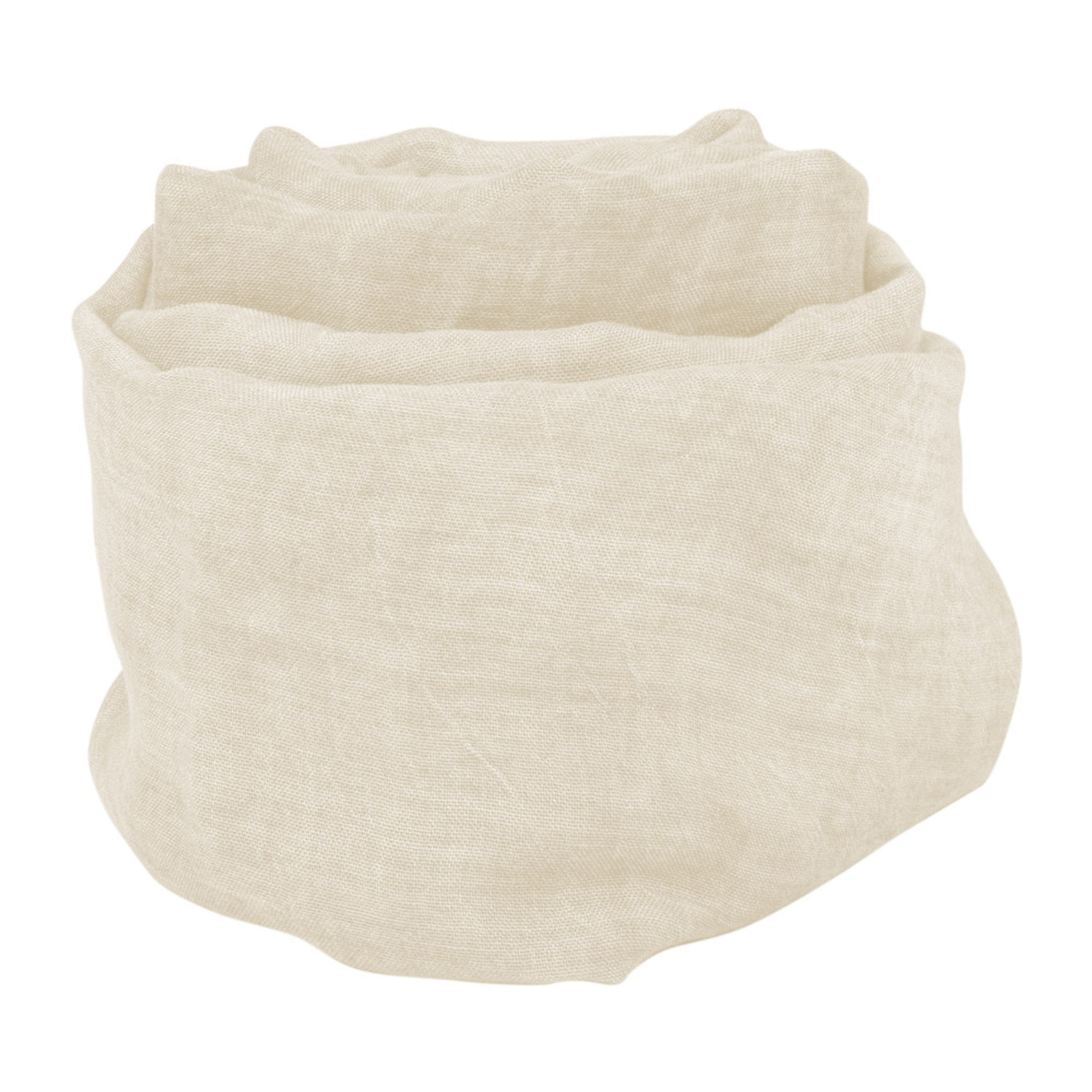 Foulard a tinta unita bianco My Bamboo vista1