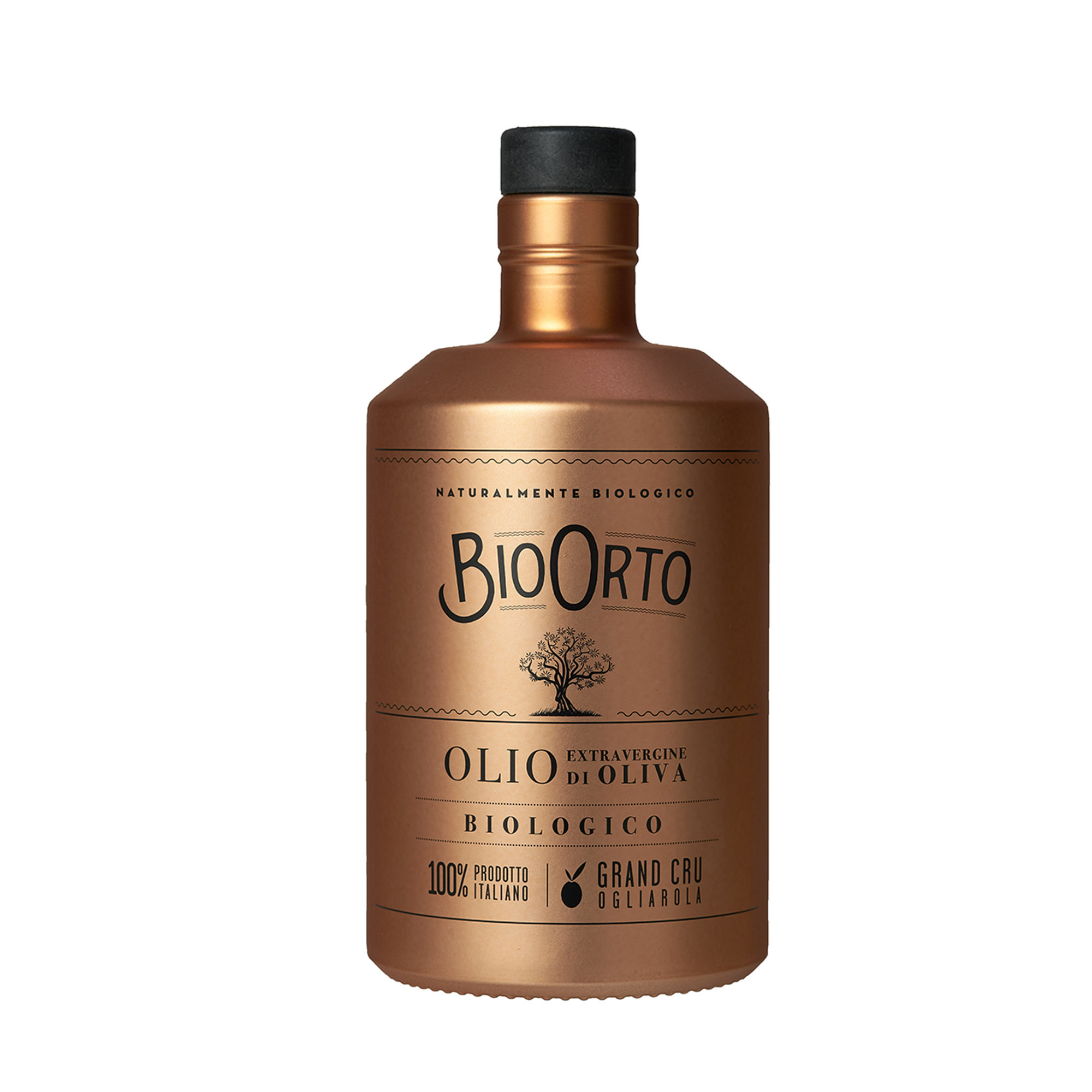 Olio Evo BIO GRAND CRU monocultivar Ogliarola 500 ml Bio Orto vista0