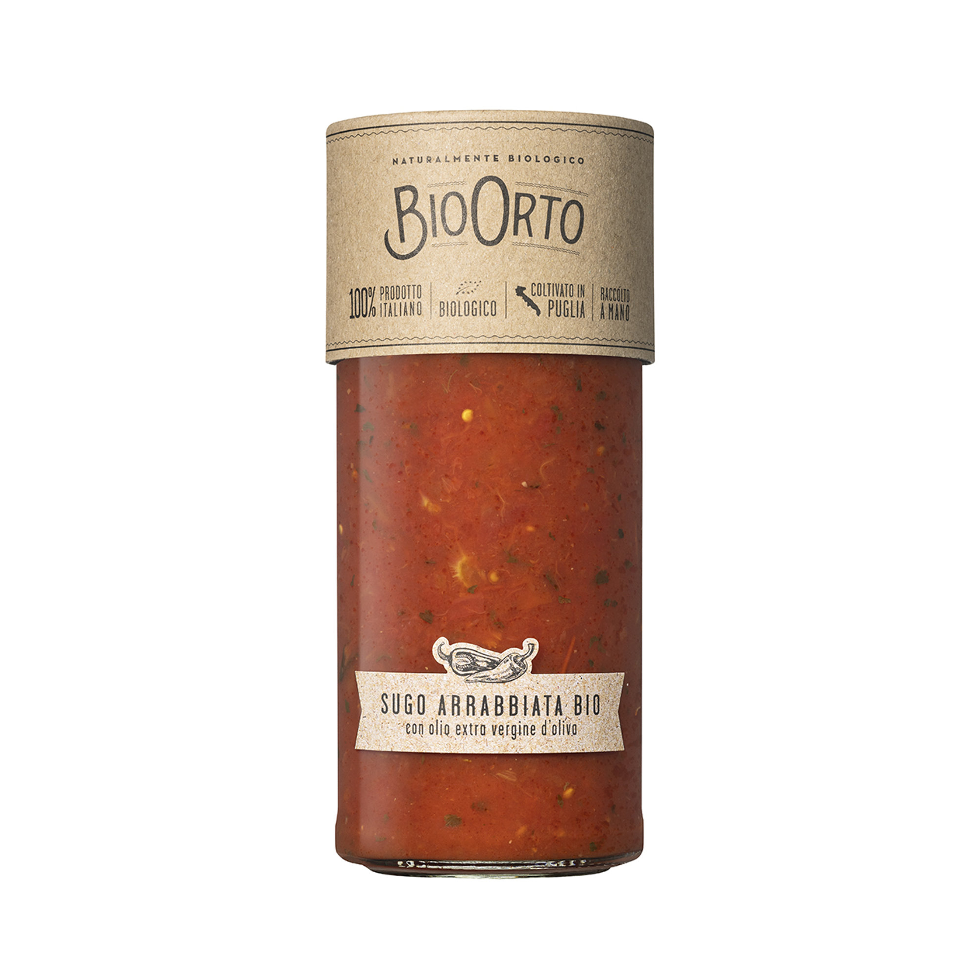 Set da 2 - Sugo arrabbiata 550 gr Bio Orto vista0