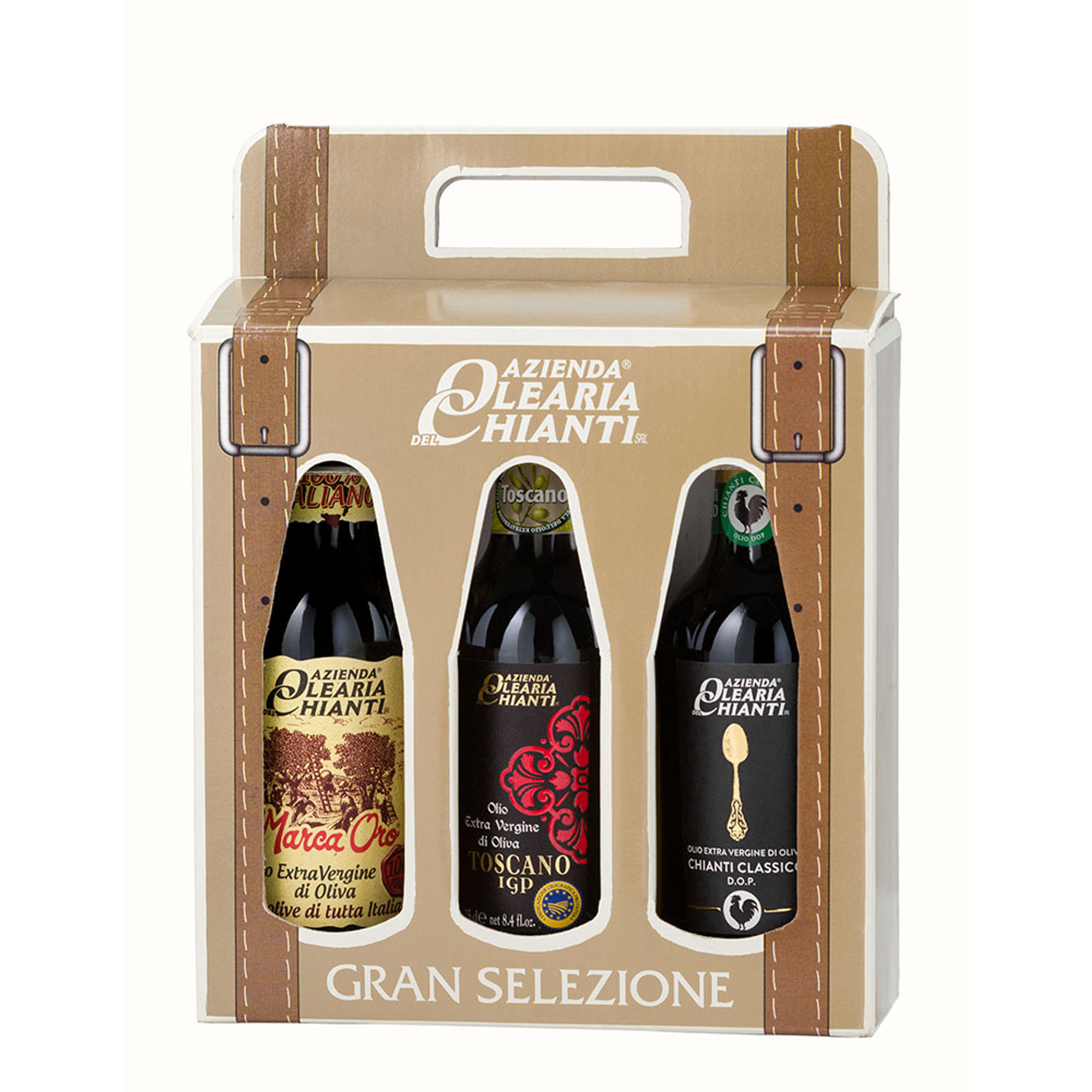Valigetta - Tris Oli 250 ml Olearia del Chianti vista0