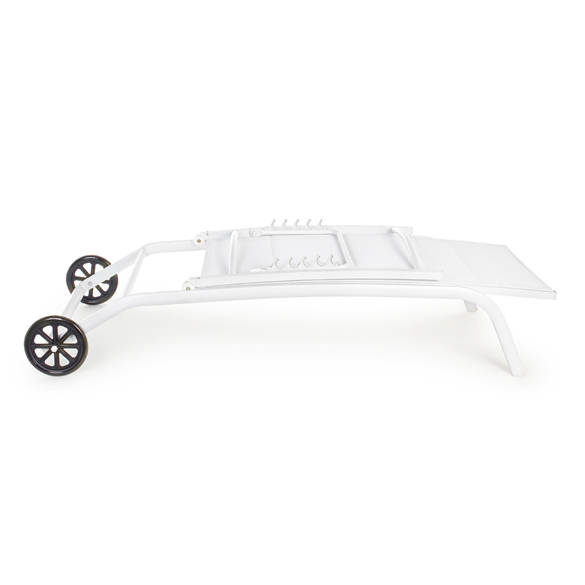 Cuna CLEO con ruedas, blanca Outdoor para vivir vista3