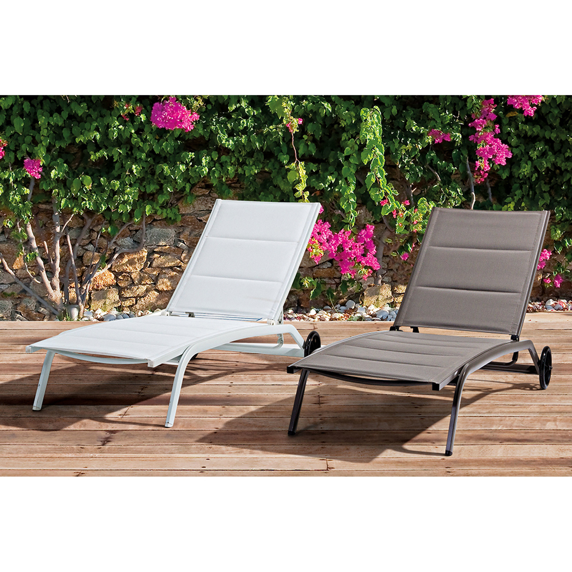 Cuna CLEO con ruedas, blanca Outdoor para vivir vista6