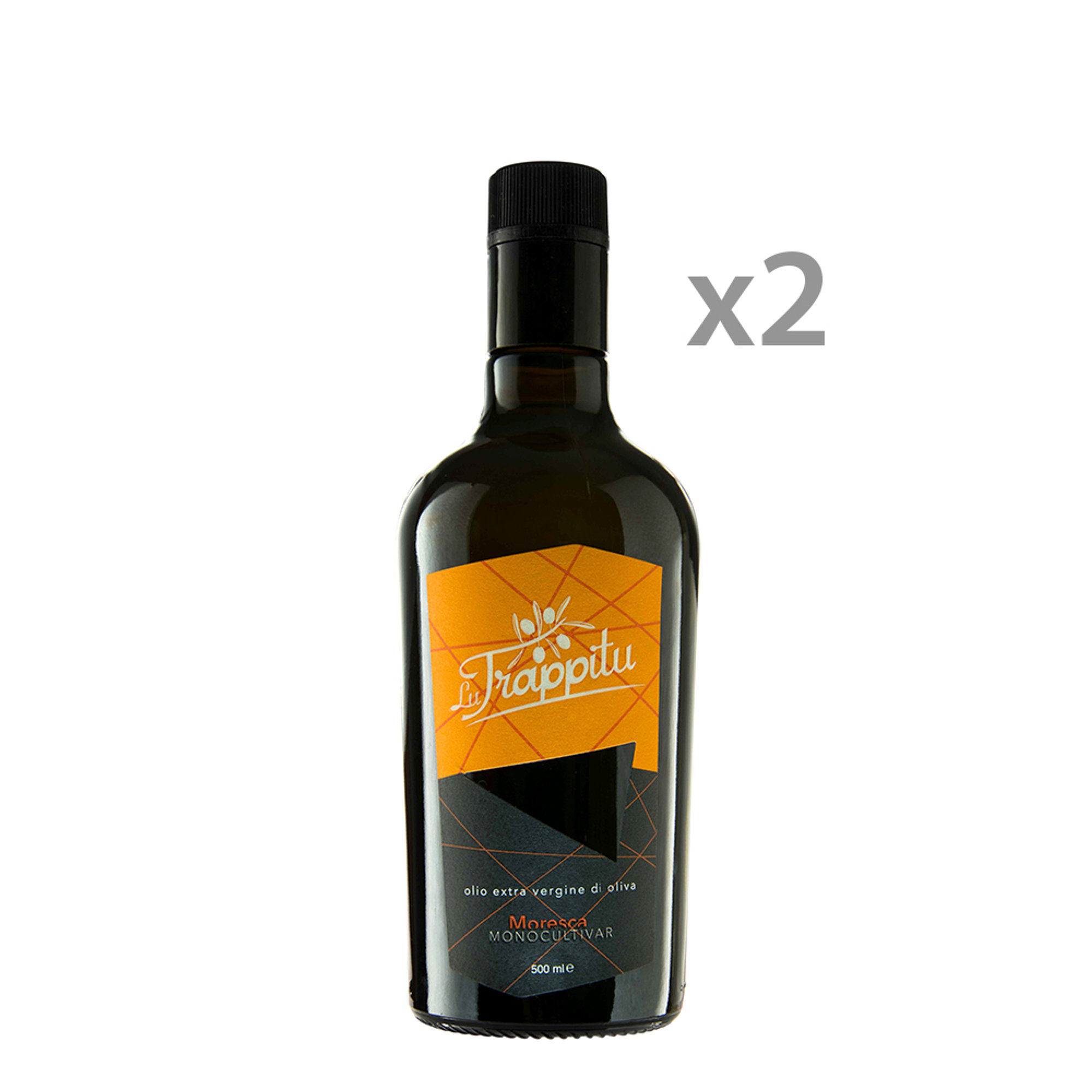 2 bottiglie - “Moresca Monocultivar” Olio extravergine di oliva 500 ml Lu Trappitu Oleificio vista0