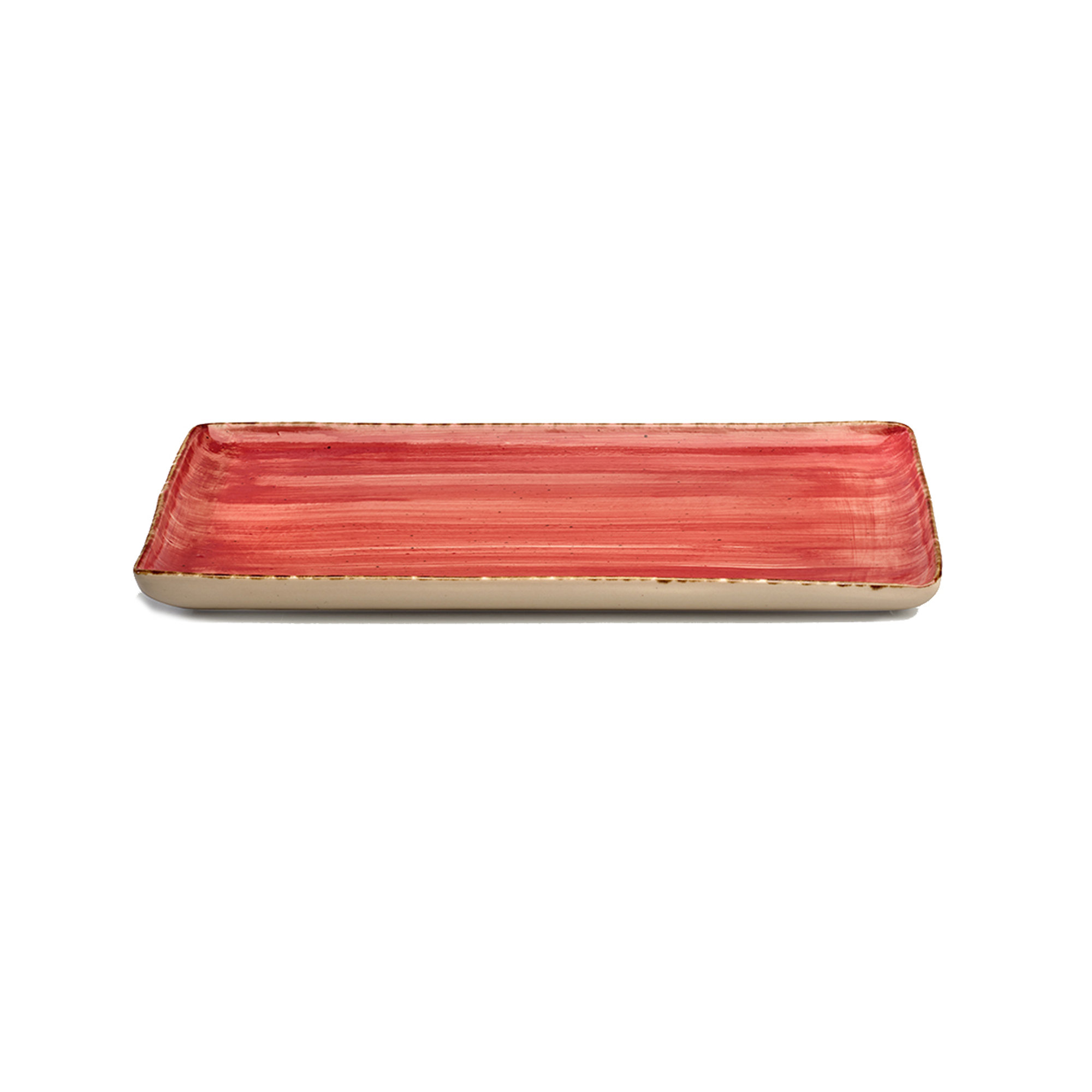 Vassoio rettangolare alta cucina rosso peperoncino Kaleidos vista0