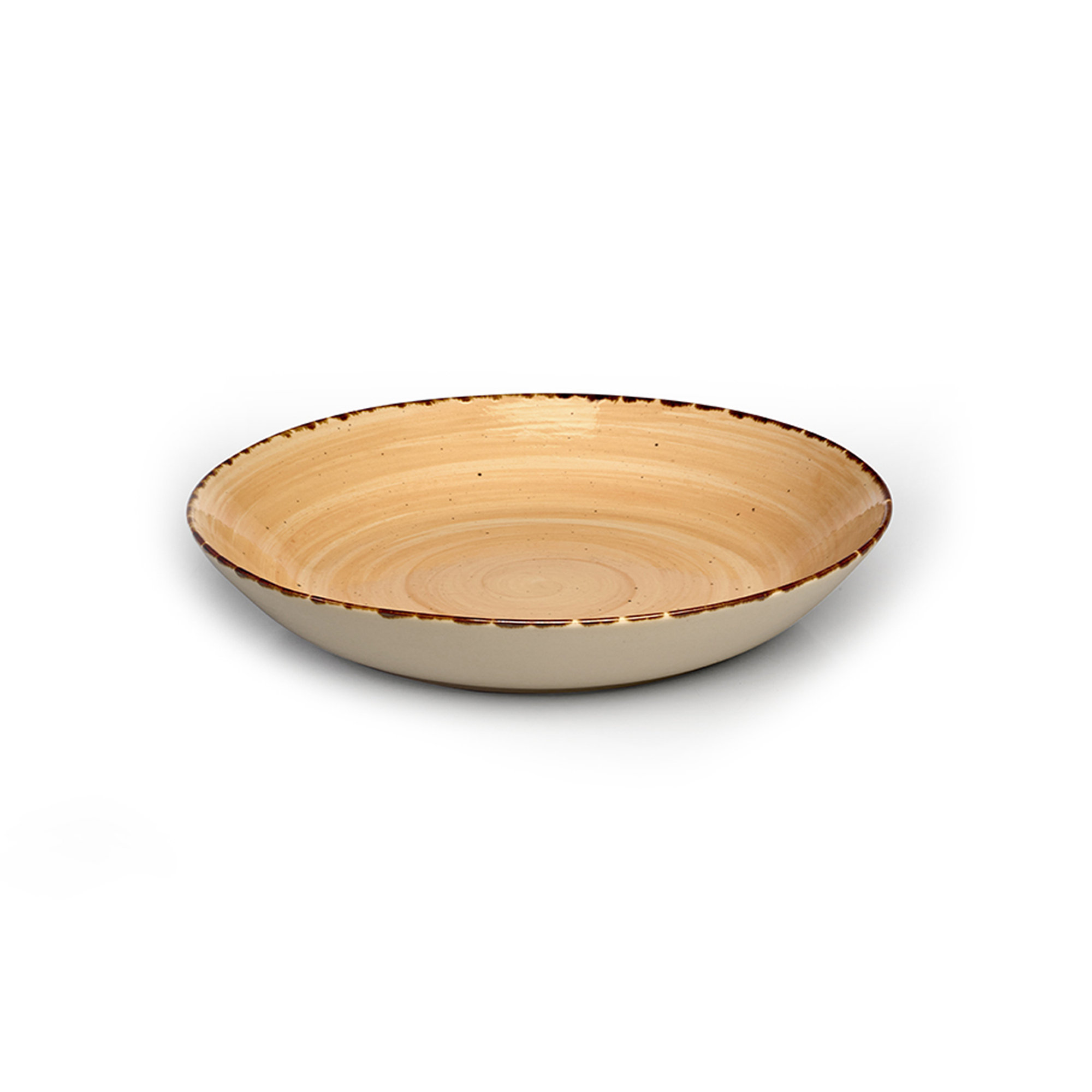 Piattone coup/risottiera alta cucina zenzero beige Kaleidos vista0