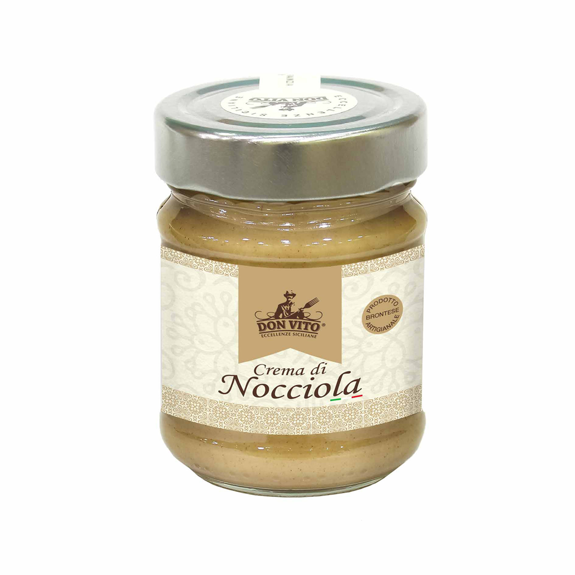 8 vasetti misti: 3 Crema di Pistacchio 190 gr - 3 Crema di Nocciola 190 gr - 2 Crema di Mandorla 90 gr Don Vito - Eccellenze Siciliane vista3