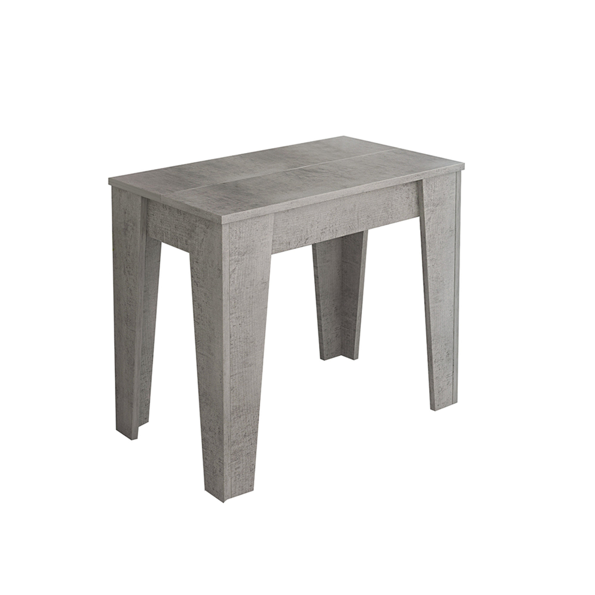 CHARLIE CEMENT SMALL mesa y consola extensible Pratico e funzionale vista0