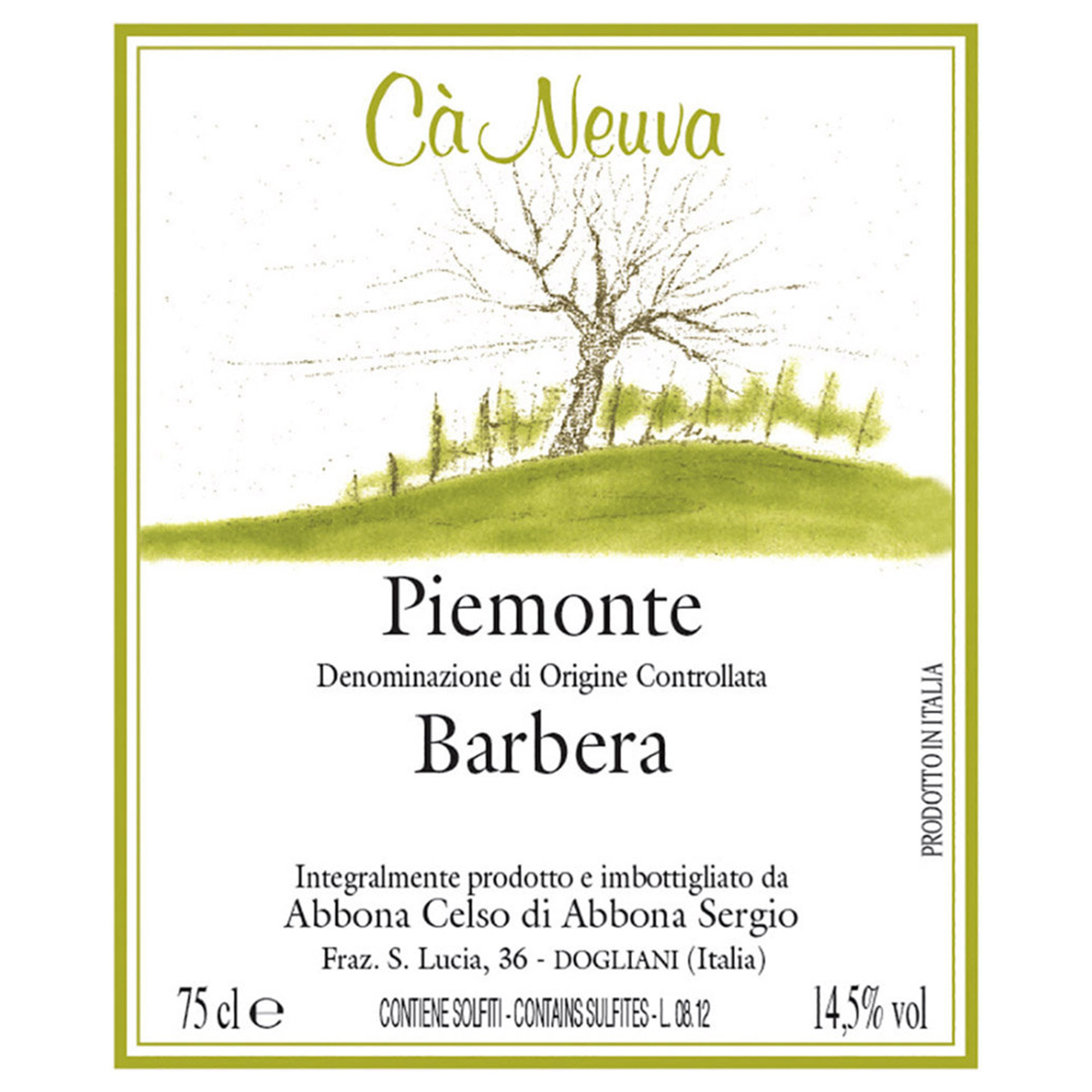 3 bottiglie miste: Dogliani DOCG Superiore 2019 - Piemonte DOC Barbera 2019 - Langhe DOC Nebbiolo 2020 Cà Neuva vista4