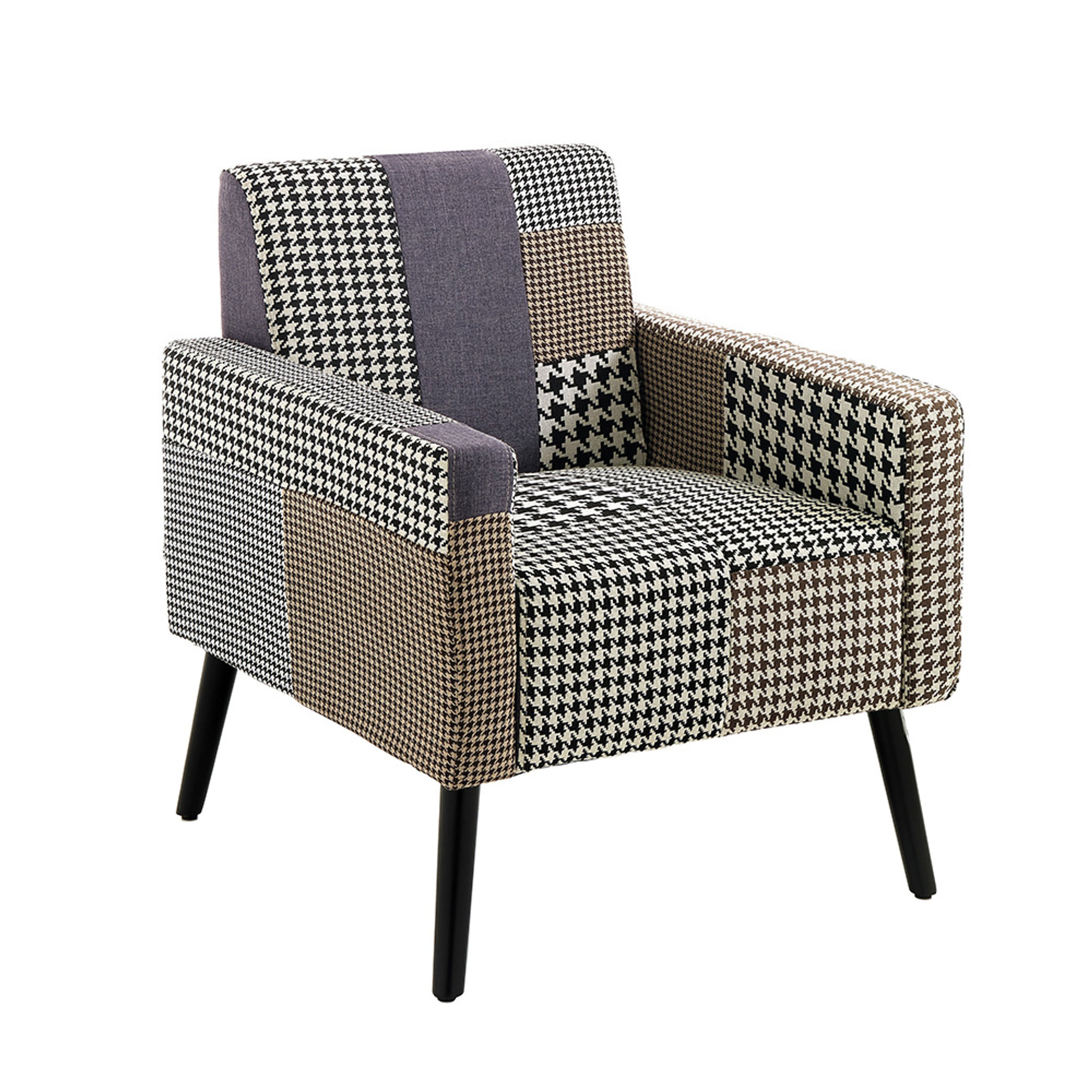 Poltrona PIED-DE-POULE - A, patchwork Boho Chic by Tomasucci - Tomasucci vista0