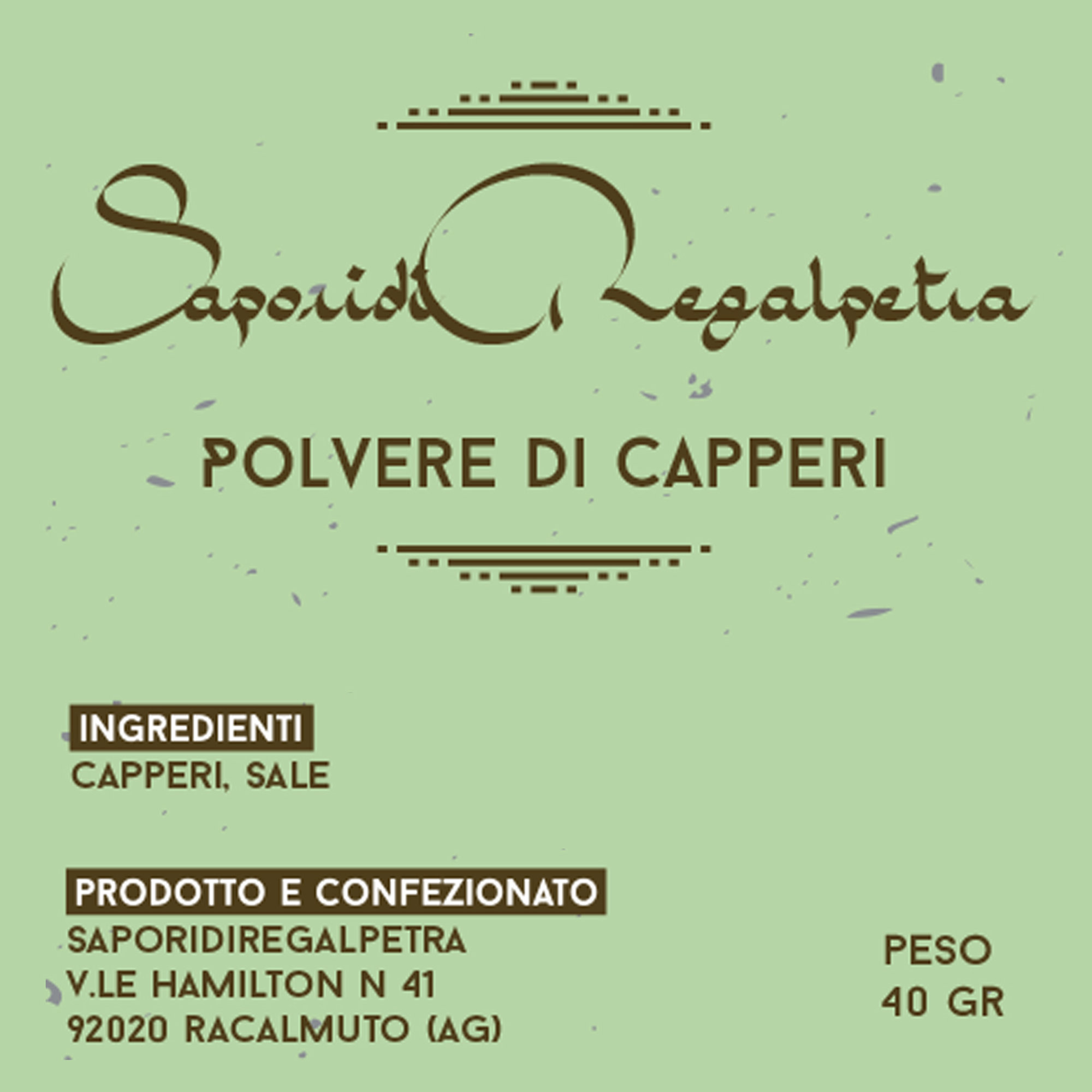 12 vasi da 40 gr - Polveri assortite Sapori di Regalpetra vista8