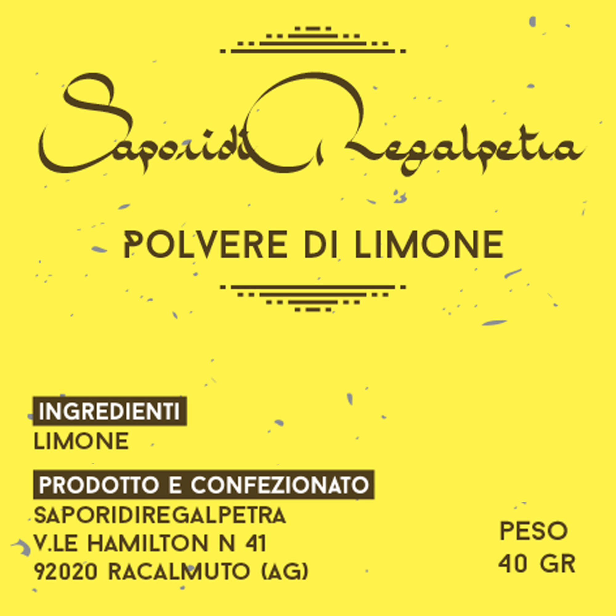 12 vasi da 40 gr - Polveri assortite Sapori di Regalpetra vista16