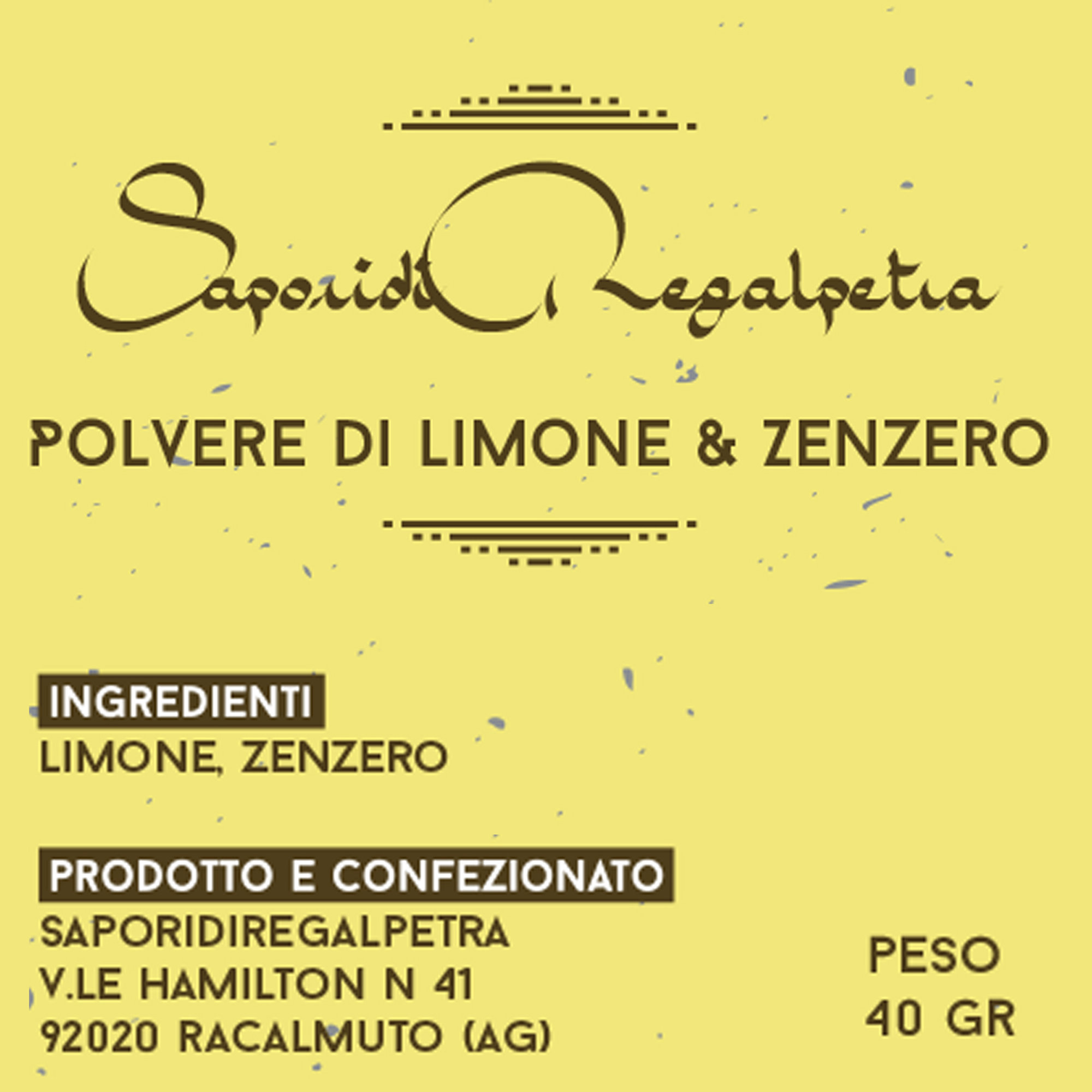 12 vasi da 40 gr - Polveri assortite Sapori di Regalpetra vista18
