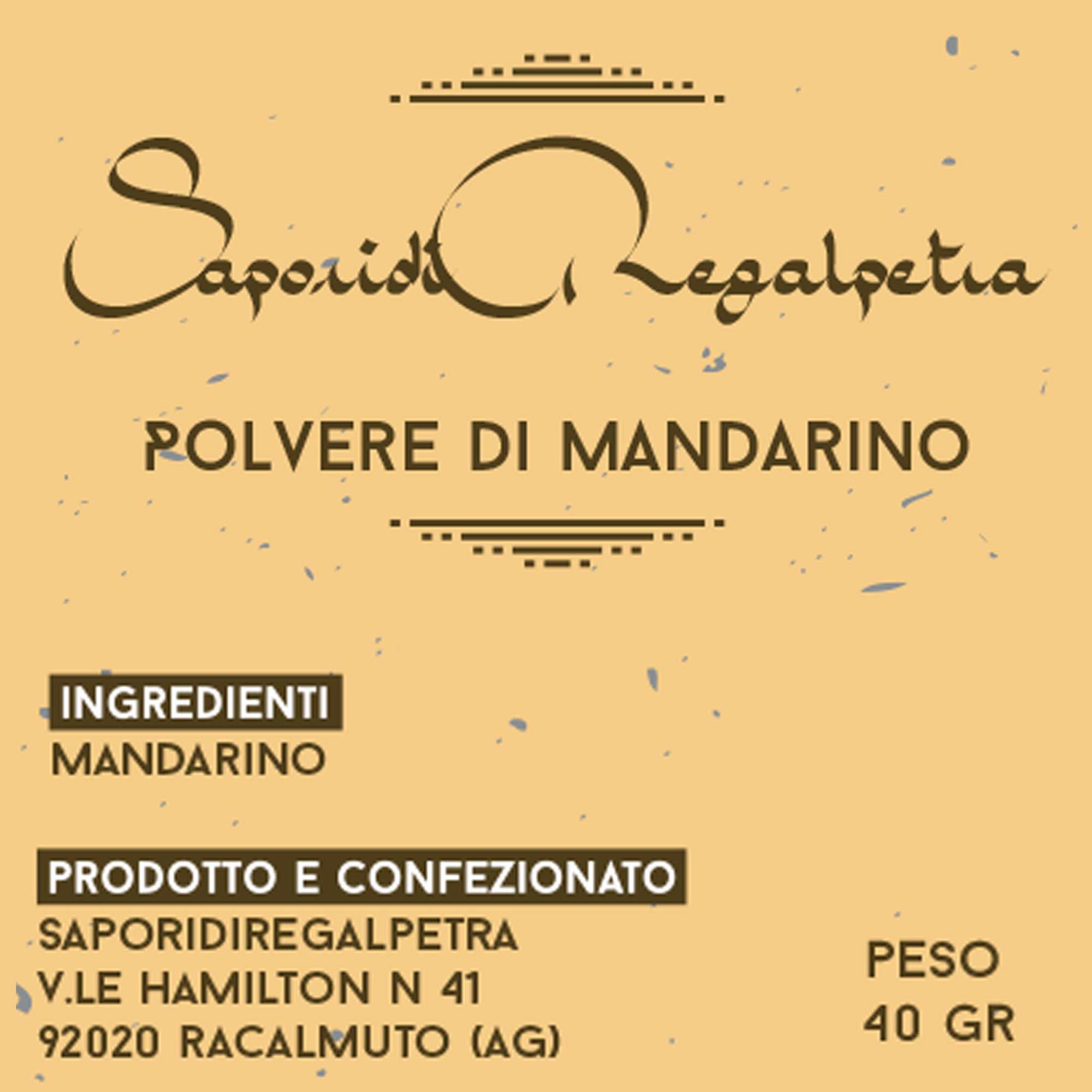 12 vasi da 40 gr - Polveri assortite Sapori di Regalpetra vista20