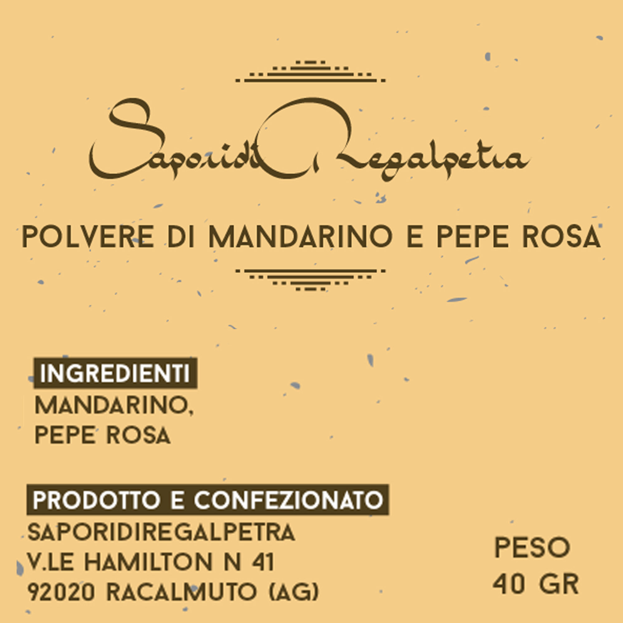 12 vasi da 40 gr - Polveri assortite Sapori di Regalpetra vista12