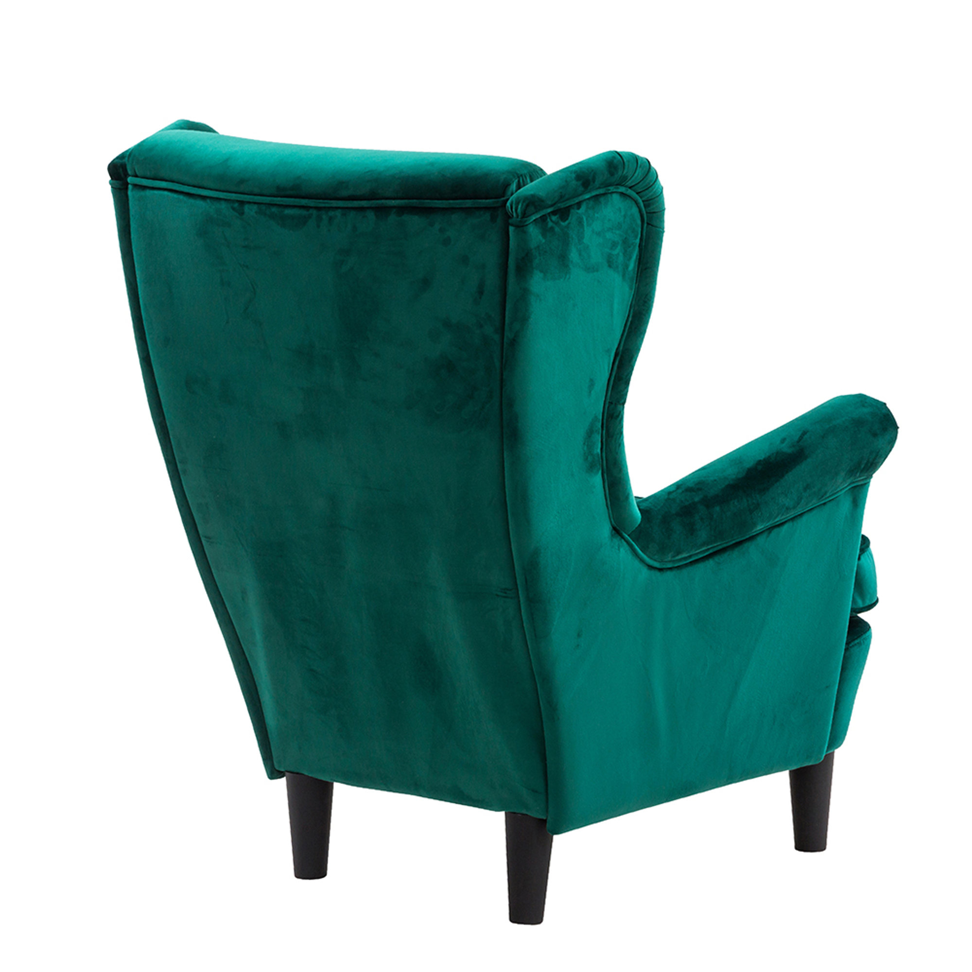 Poltrona julia plus in velluto, verde petrolio Sedie ufficio  vista1