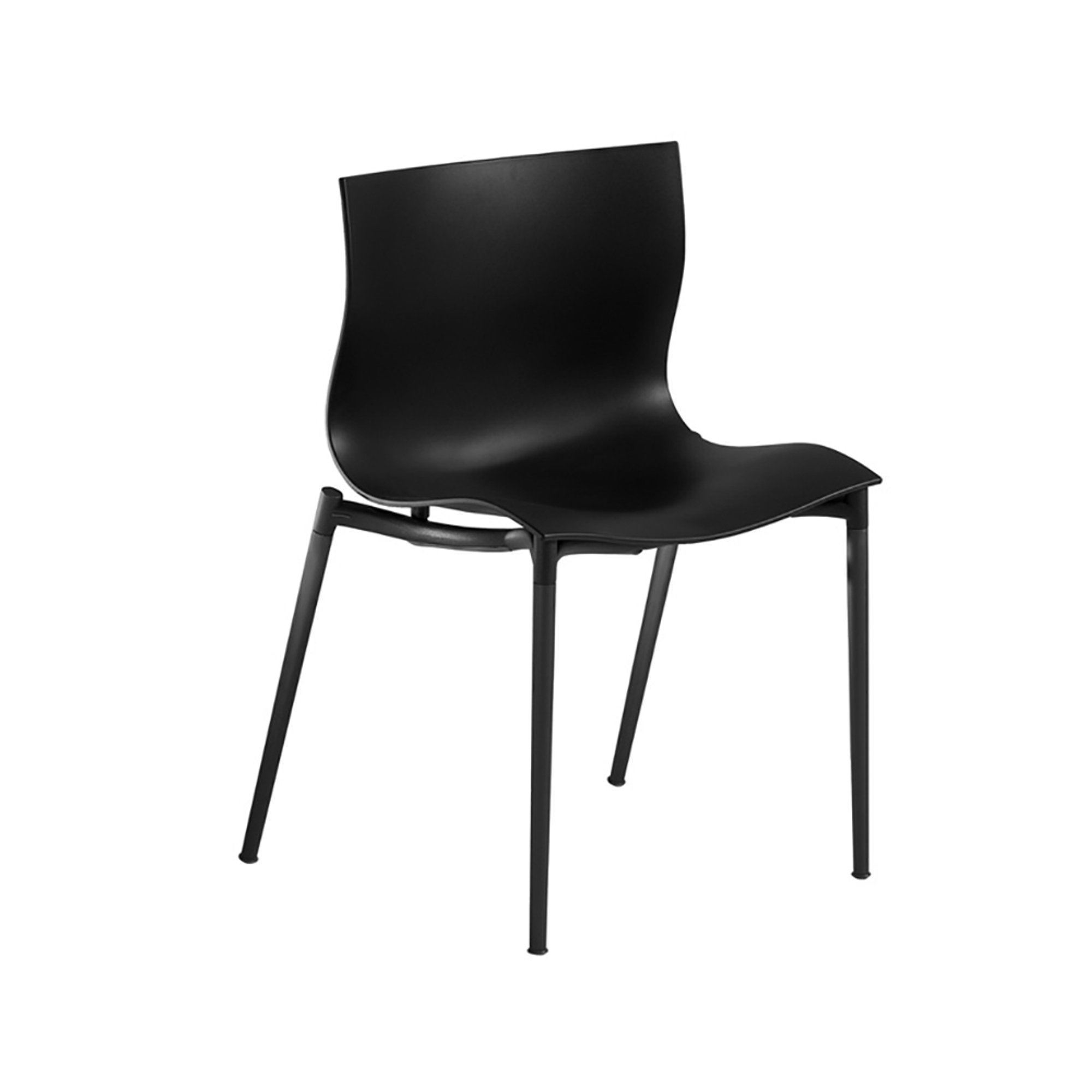 Sedia CAM EL EON, nero antracite Driade vista1