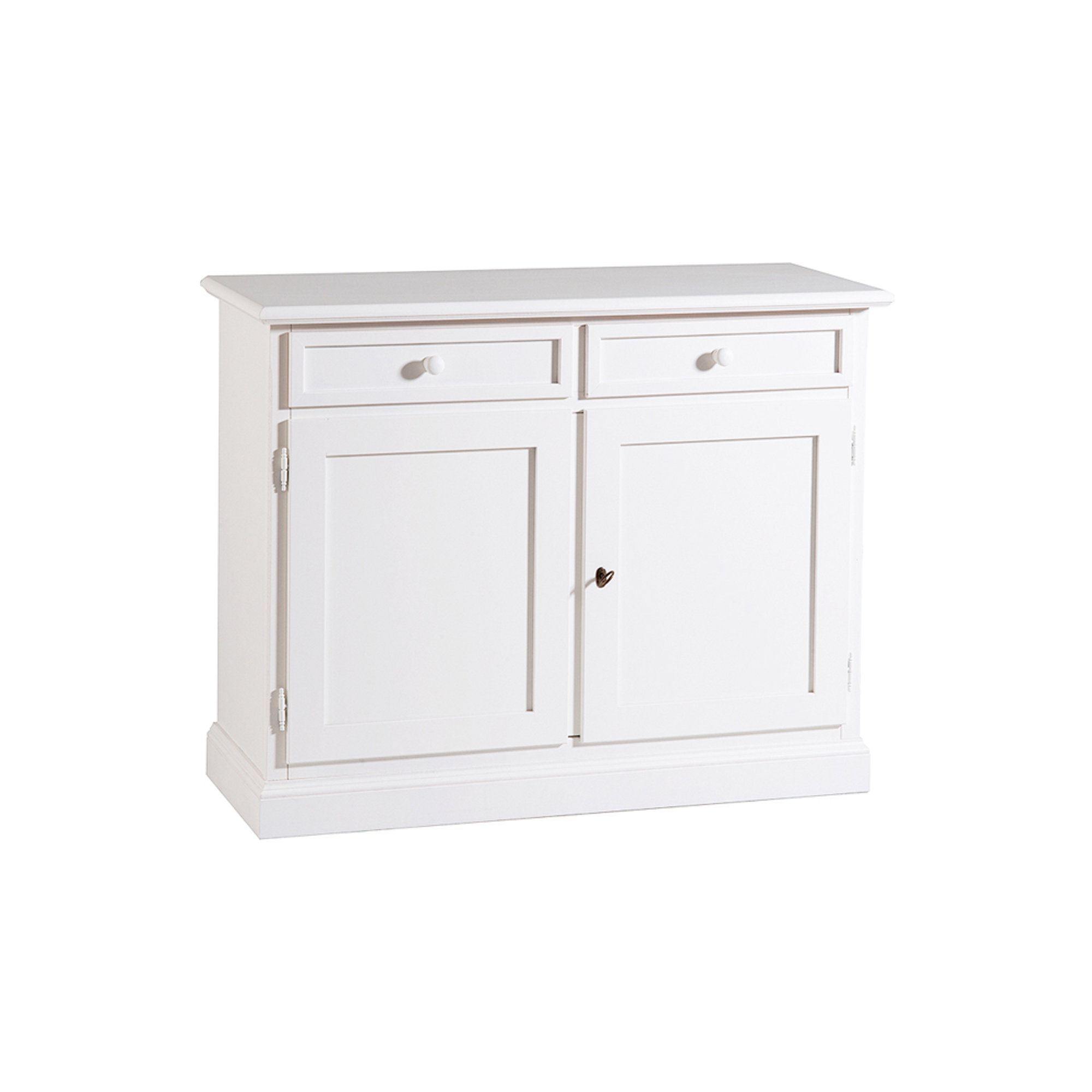Buffet a 2 ante, bianco La purezza del bianco vista0