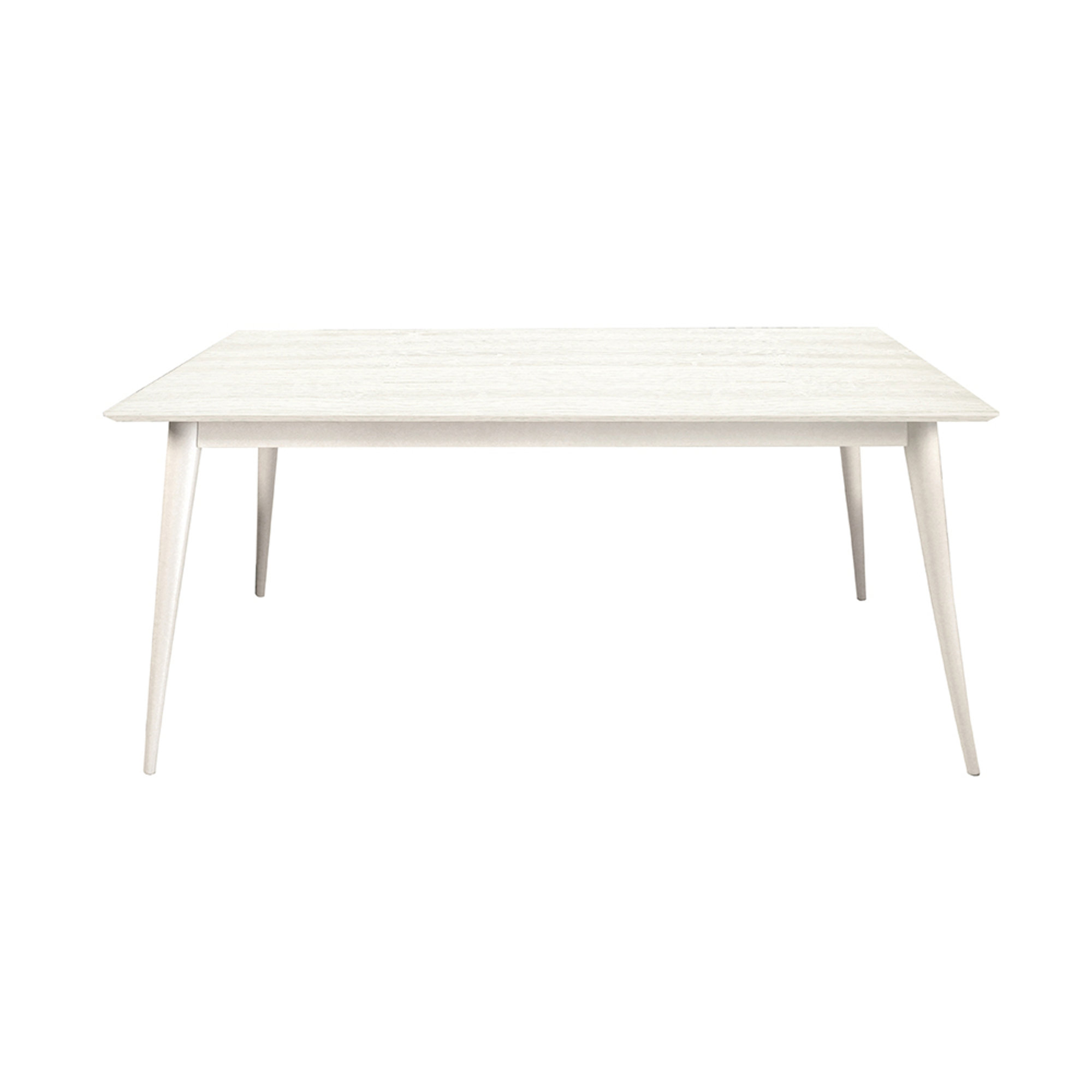Tavolo KISE allungabile 160/210x85 in abete spazzolato La purezza del bianco vista0